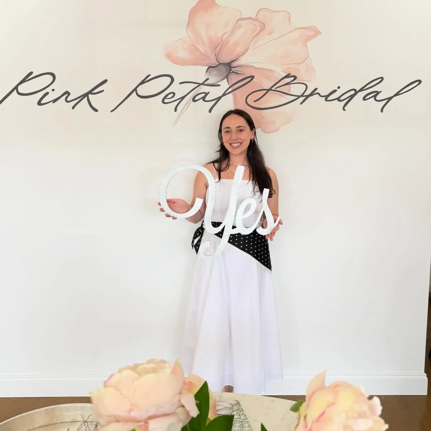 Congratulations Riley! You said &ldquo;YES&rdquo; to your dream dress! What a pleasure meeting you and your family &amp; friends today! I loved seeing your beautiful smile when you found the one!!💗🥂
.
#pinkpetalbride #wedding2026 #isaidyestothedres