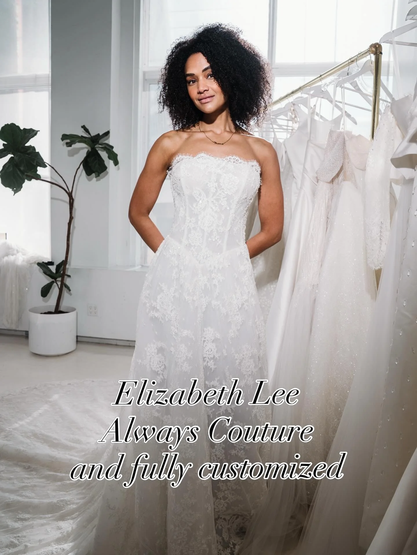 Designer Spotlight @elizabethleebridal 
Custom wedding dress!! From beautiful fabrics to soft stretch crepes they can design your dream dress! 
.
#pinkpetalbridal #wedding2027 #dresmdress