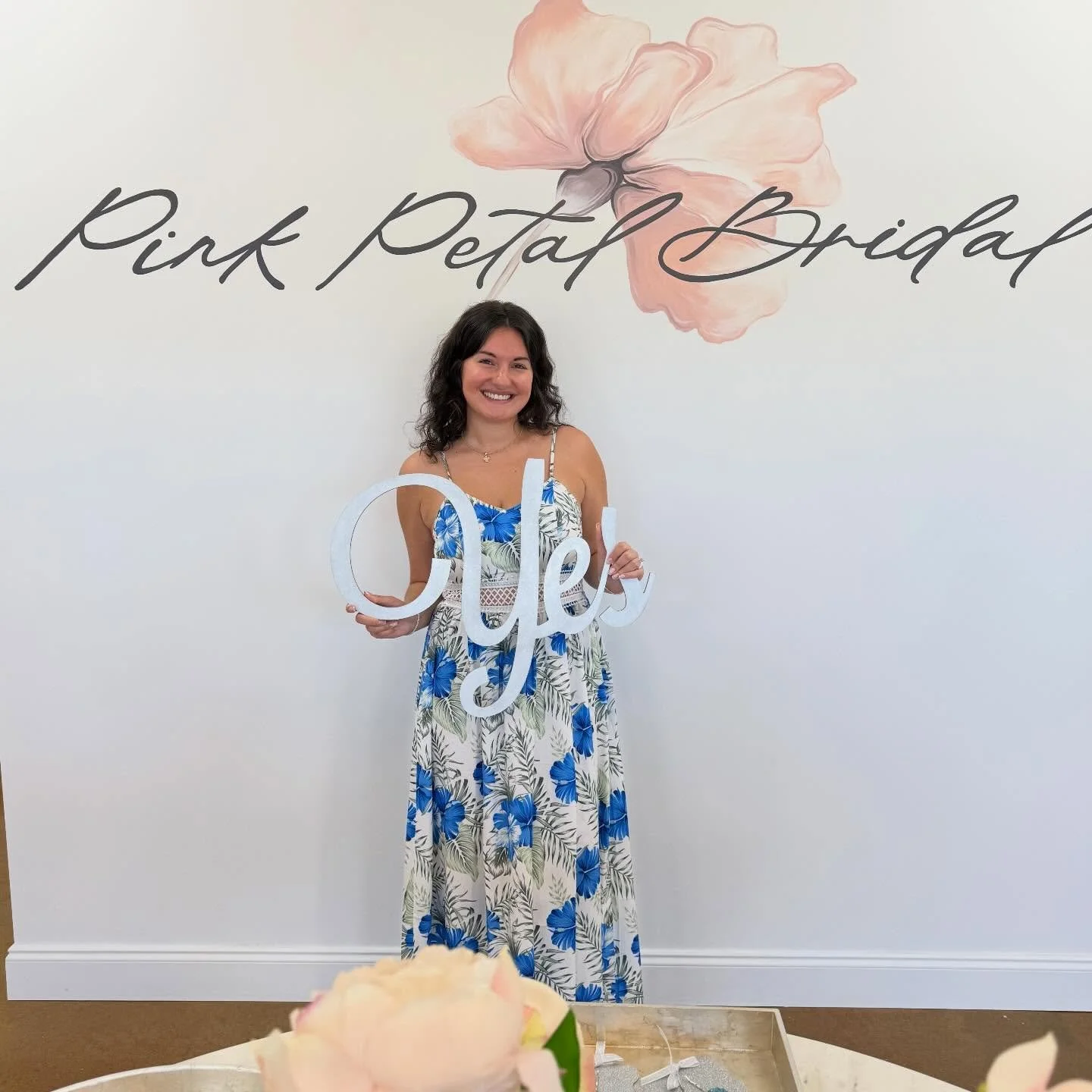 Congratulations Dounia! You said &ldquo;YES&rdquo; to your dream dress! What a fun Saturday meeting you and your family! You are going to be such a beautiful bride!💗💗
.
#pinkpetalbride #wedding2027 #dreamdress