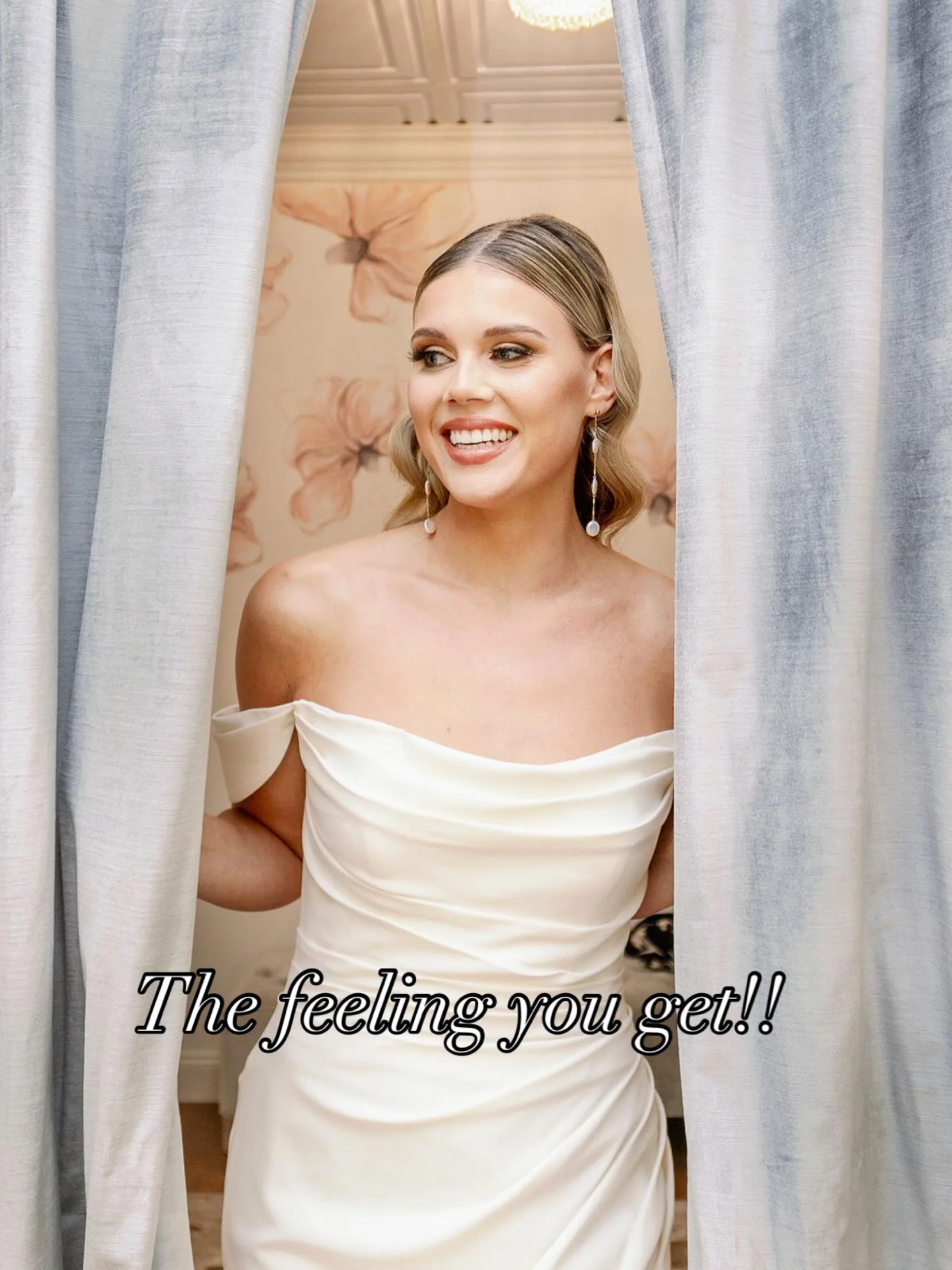 You finally find the gown that makes everything feel real and like a bride ✨
The smile
The excitement 
The moment your mom &amp; friends looks at you differently.
These are the moments I love to see at Pink Petal Bridal💗
Ready for your moment?
Appoi