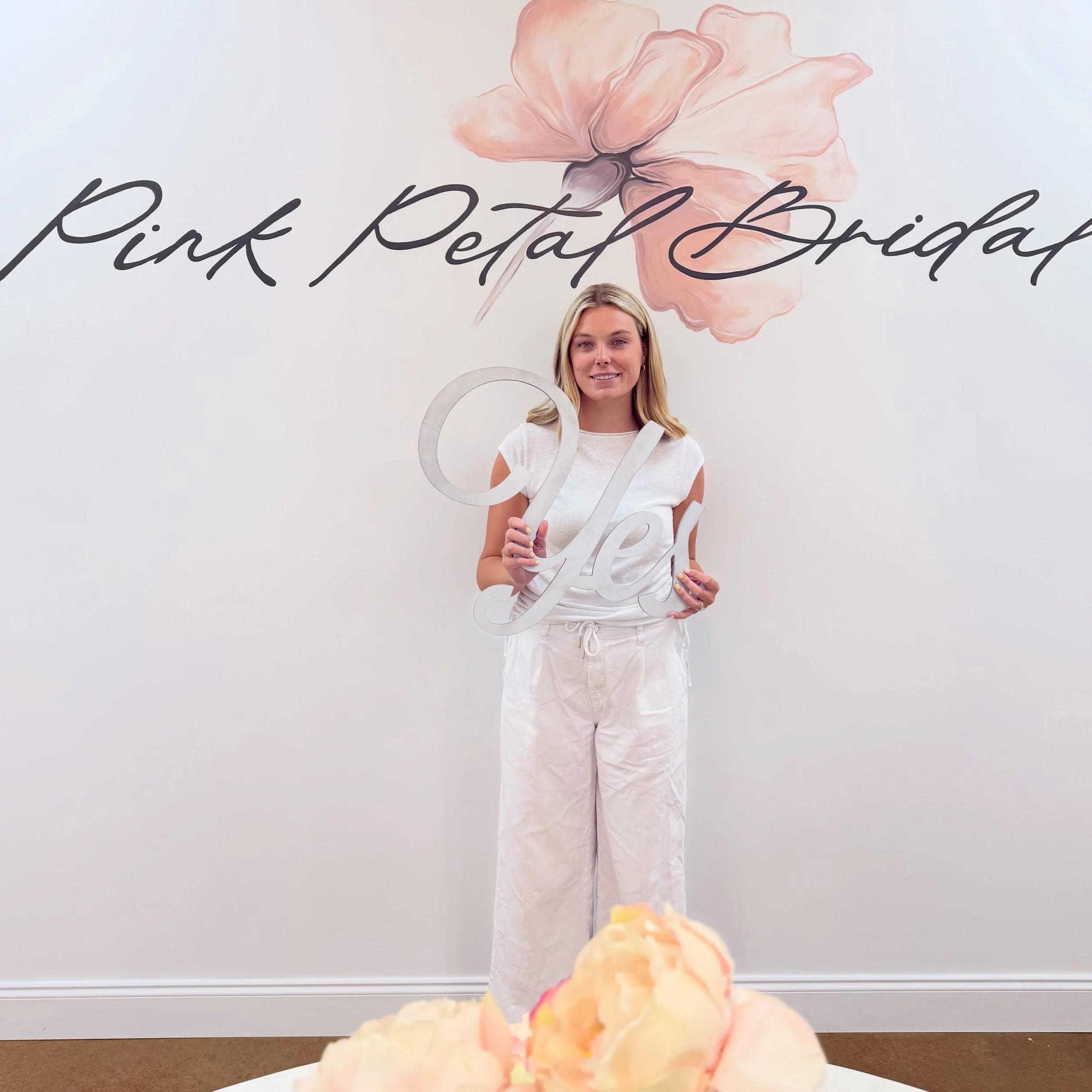 Congratulations Lydia! What a fun Saturday meeting you &amp; your family! You said &ldquo;YES&rdquo; to your dream dress! I am so excited for you!!!💗💗
.
#pinkpetalbridal #wedding2027 #isaidyestothedress #dreambride