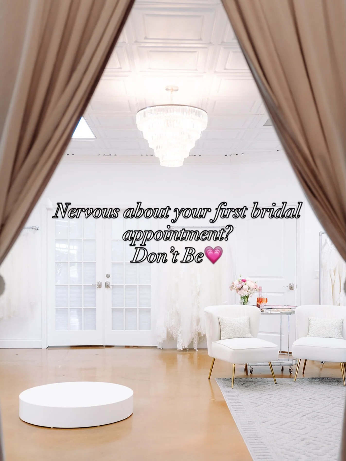 Nervous about your first bridal appointment? Don&rsquo;t be. 🤍🌸
Take a deep breath, You don&rsquo;t have to have it all figured out!
You don&rsquo;t need to know your silhouette or styles.
You don&rsquo;t need to know which designer you love.
And y