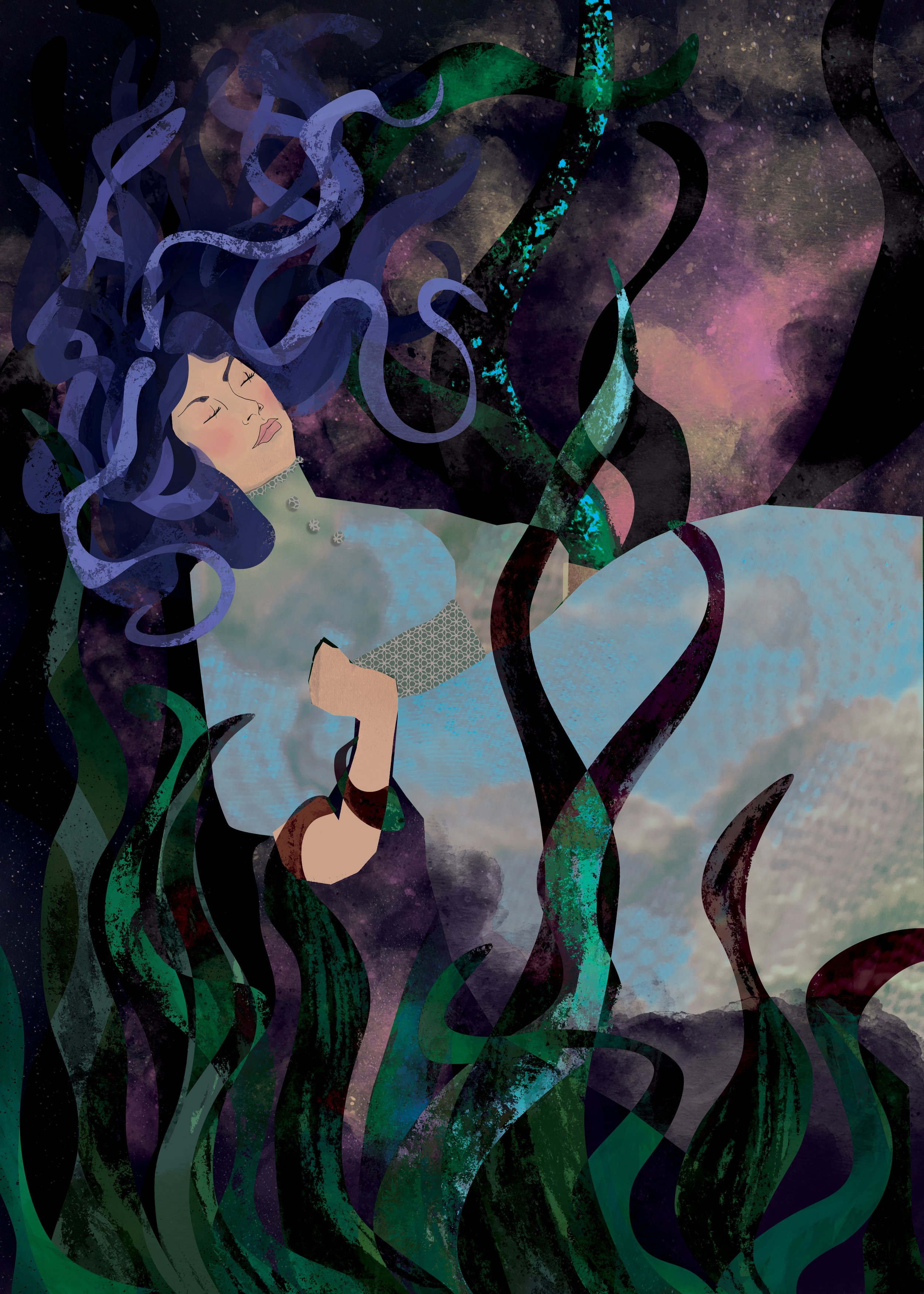 Annabell Lee, 8.5in x11in, Digital