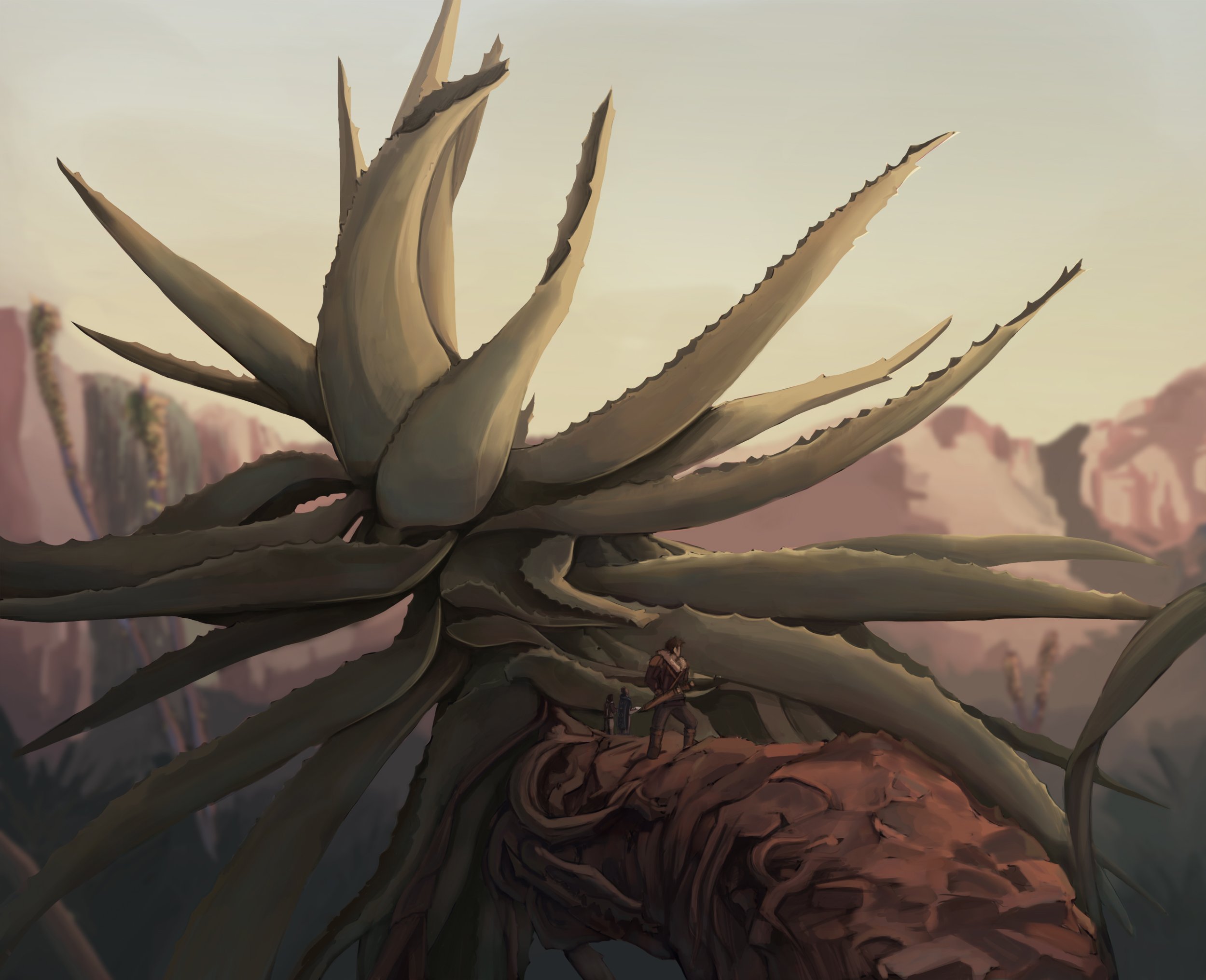 Yucca, 2021, digital, 8”x10”
