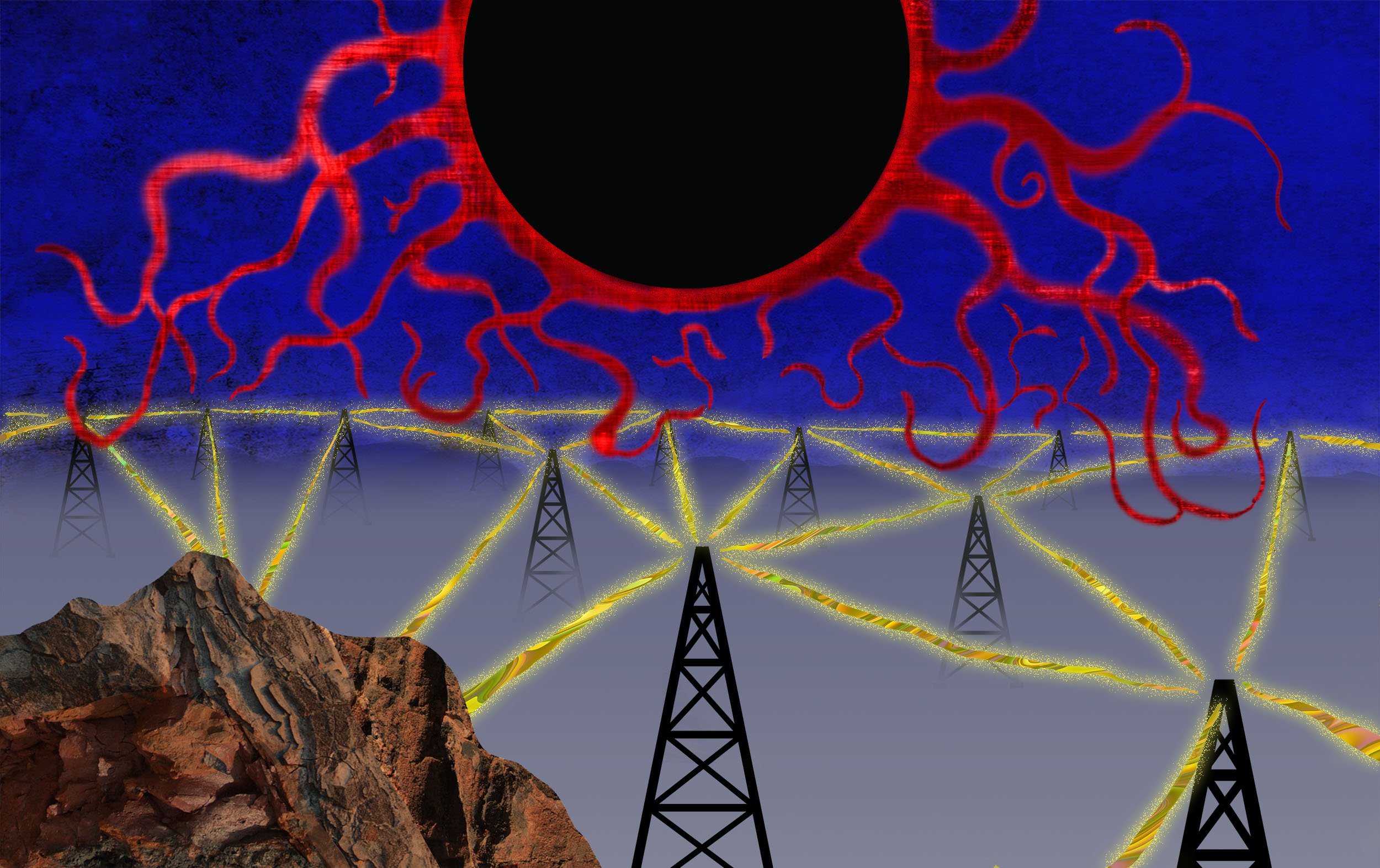 Network Against the Void, 2020, Digital, 27 x 17
