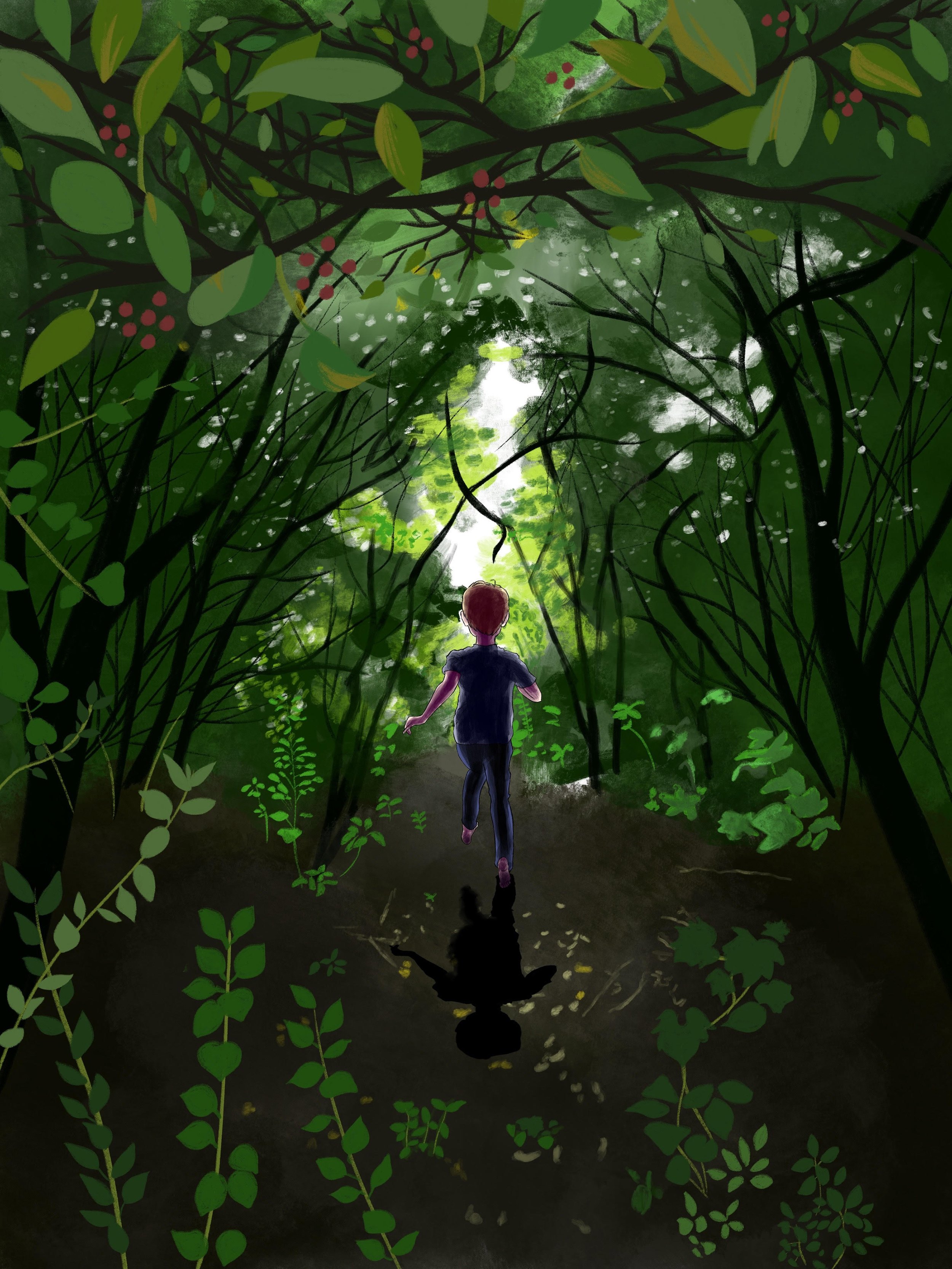 Forest, 2021, Digital, 9" x 12"