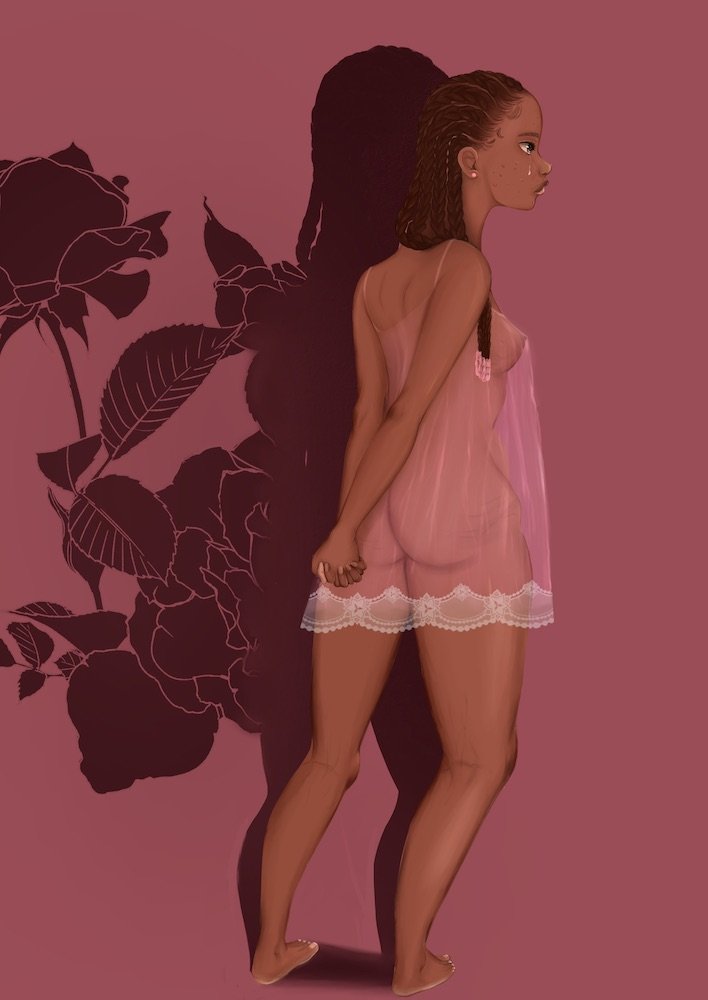 Pretty in Pink, 11"x17" (2021)
