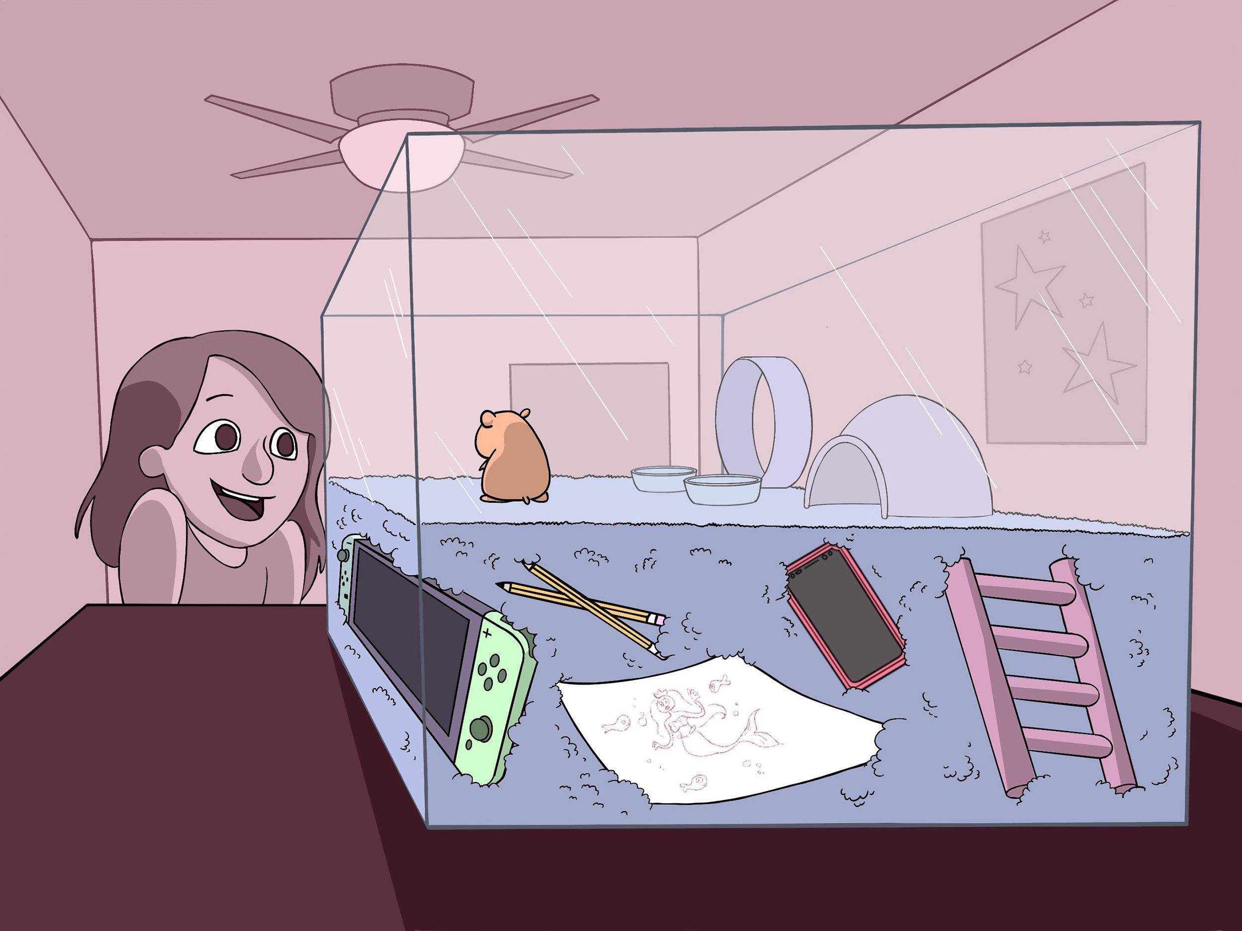 Hamster, 2021, Digital, 2732 x 2048 px