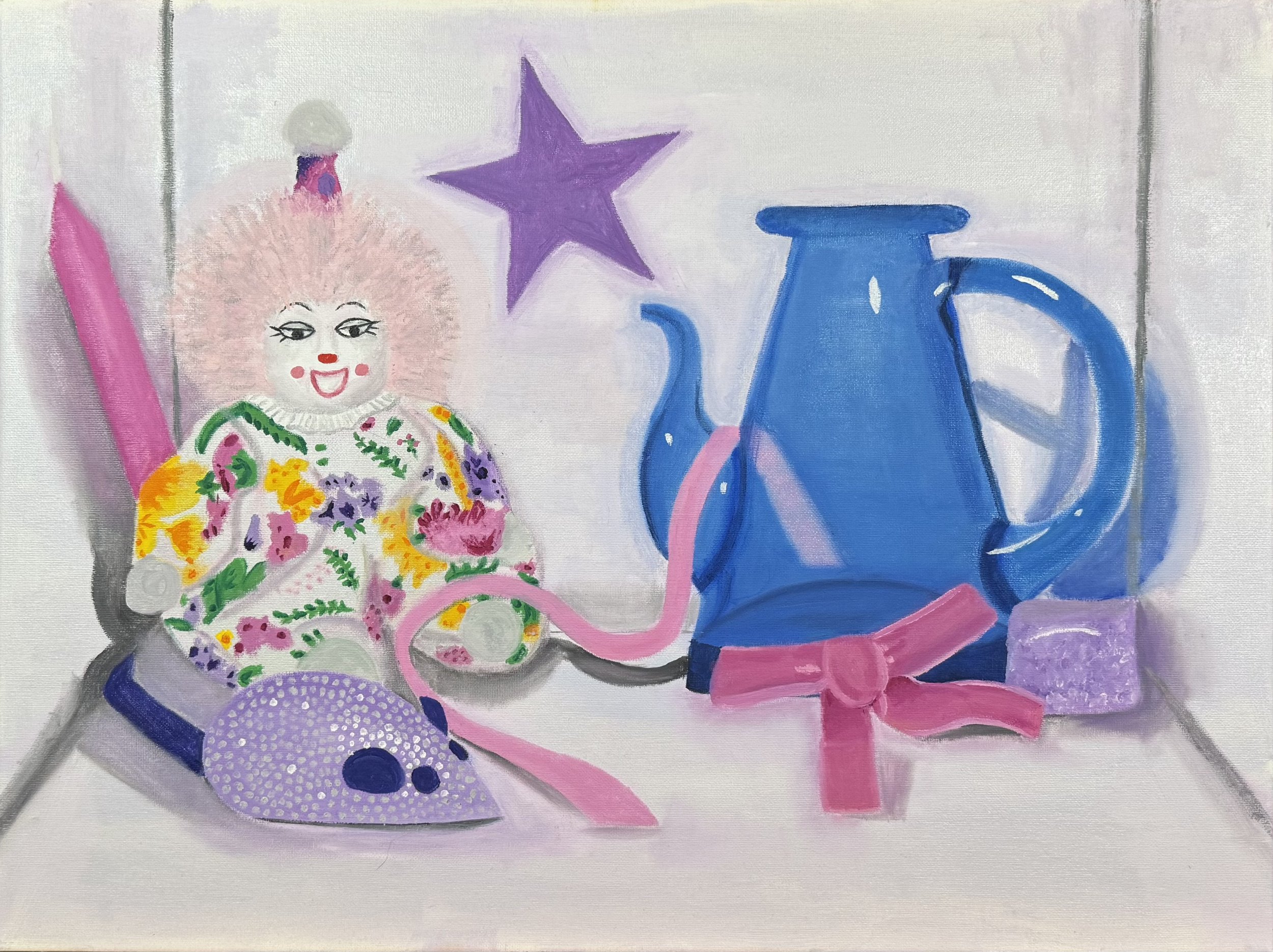 Genie In a Bottle, Oil Paint, 2024, 24in x 18in