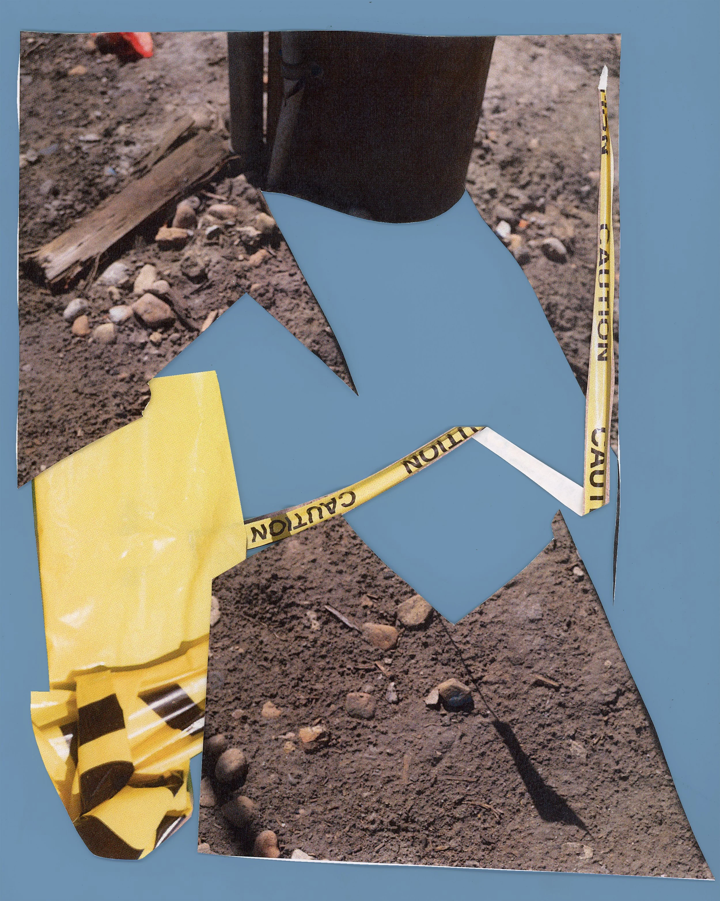 Wrapped in Caution, 36x45in, Archival Inkjet Print, 2025