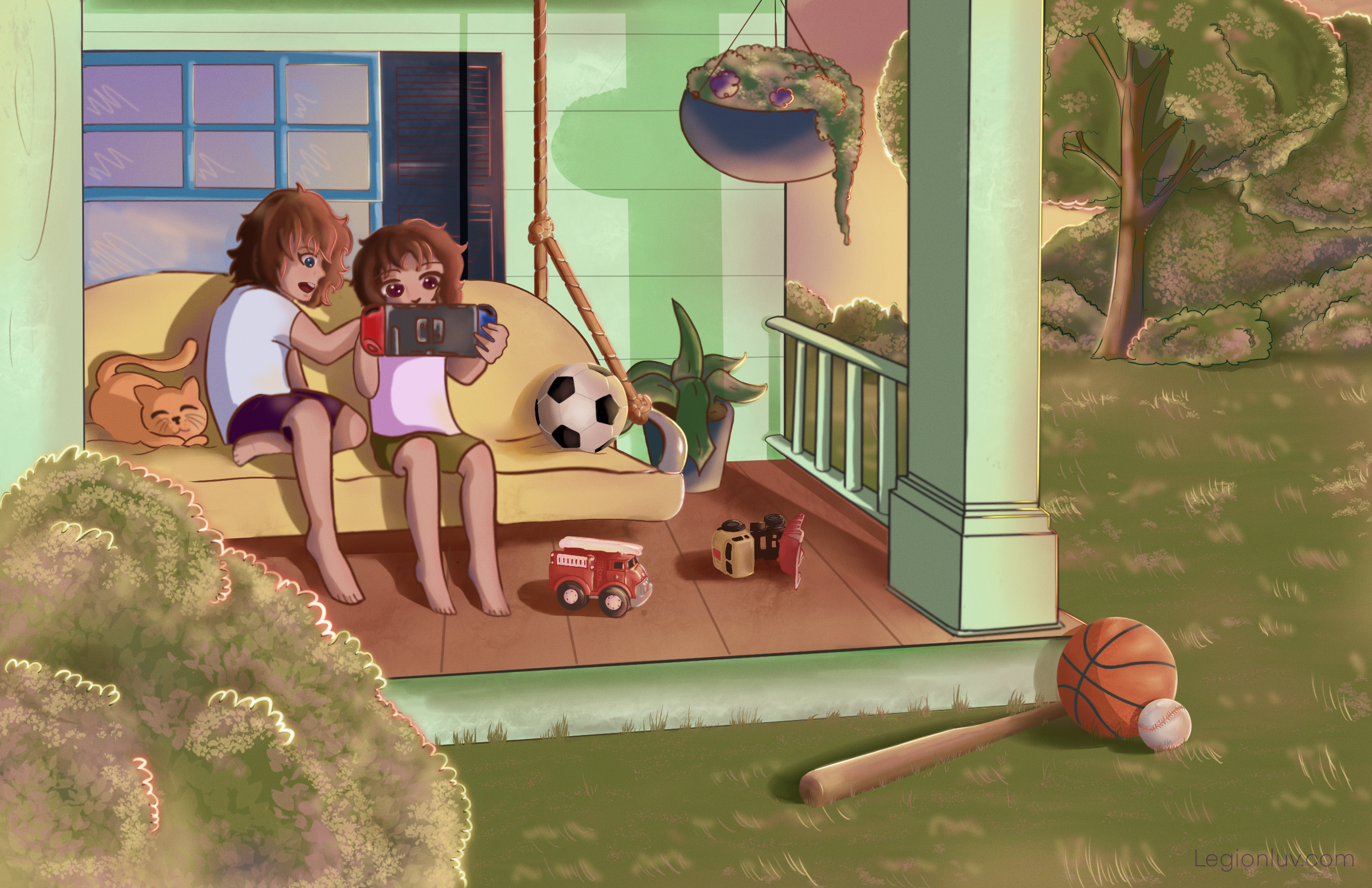 Childhood, 2022, Digital, 11"x17"