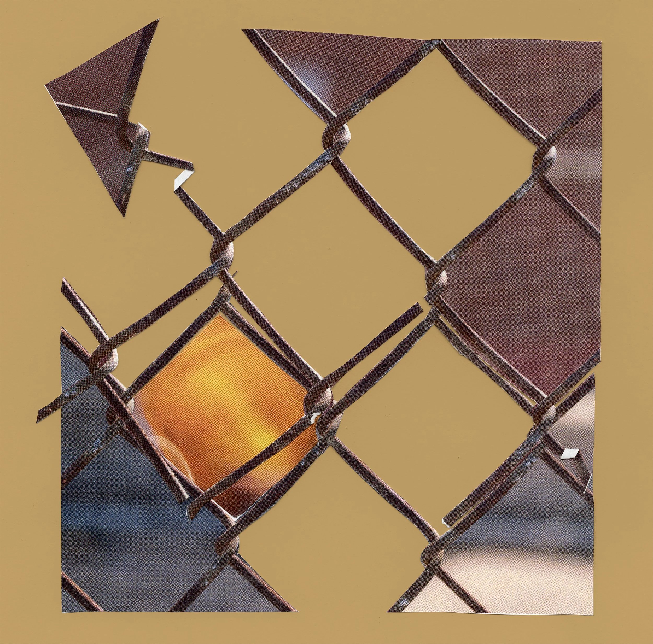 Degrading Barrier, 36x36in, Archival Inkjet Print, 2025