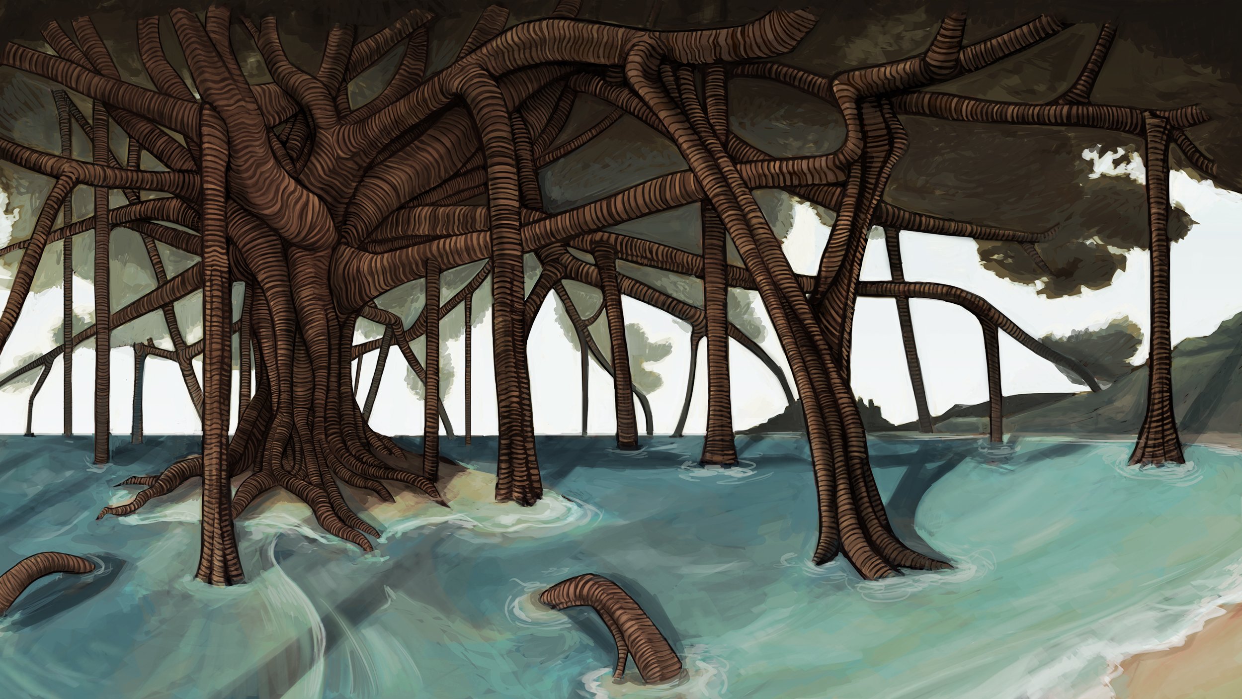 Banyan Tree way. 2021, digital, 13” x 7.5”