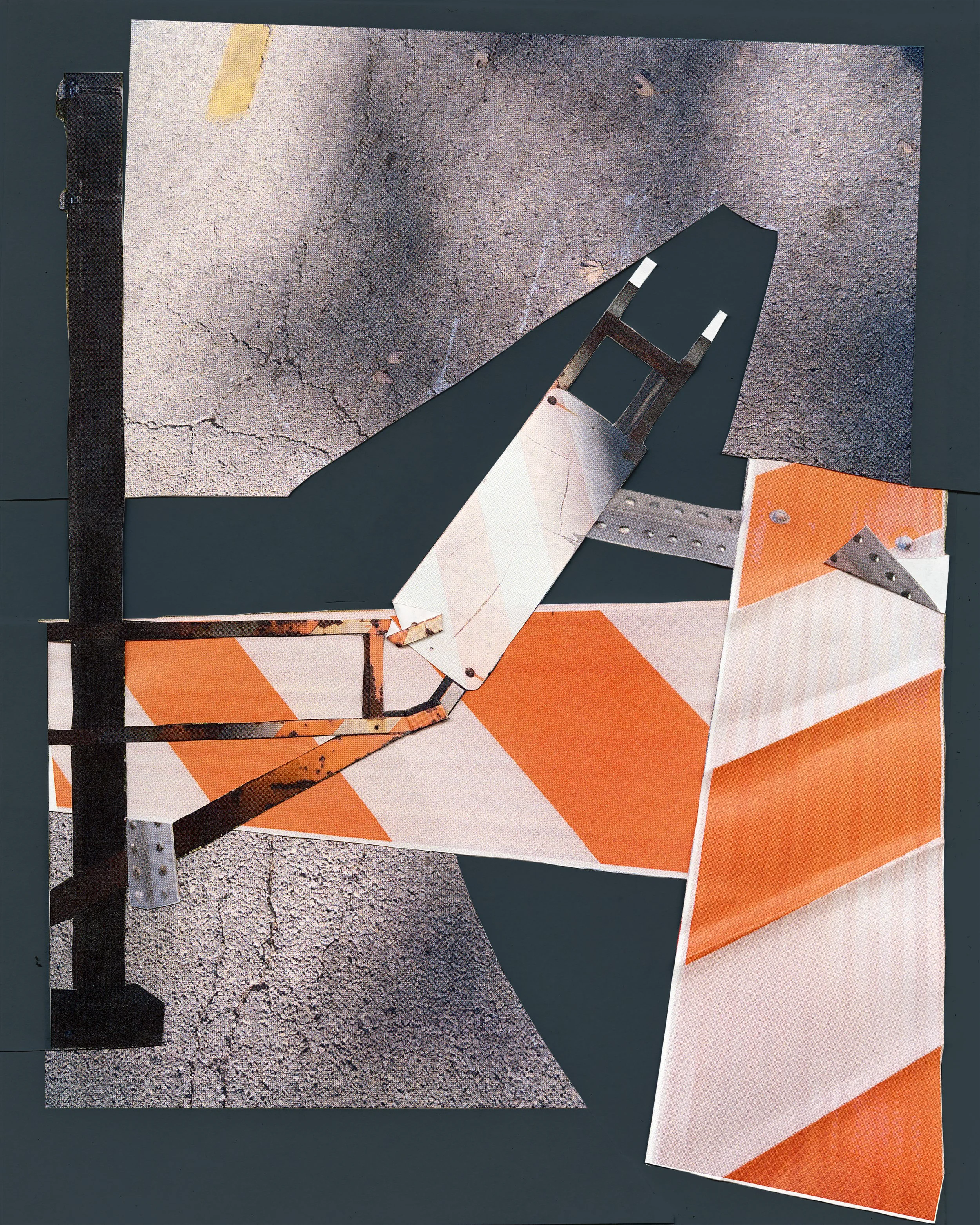 Evasive Guardrails, 36x45in, Archival Inkjet Print, 2025