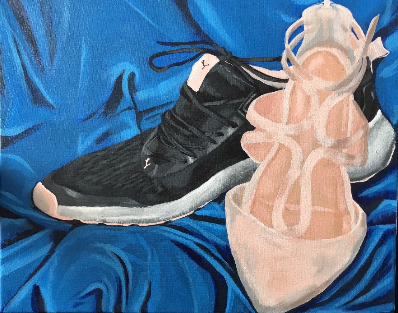 Pairs, 2023, Acrylic, 16 x 20"
