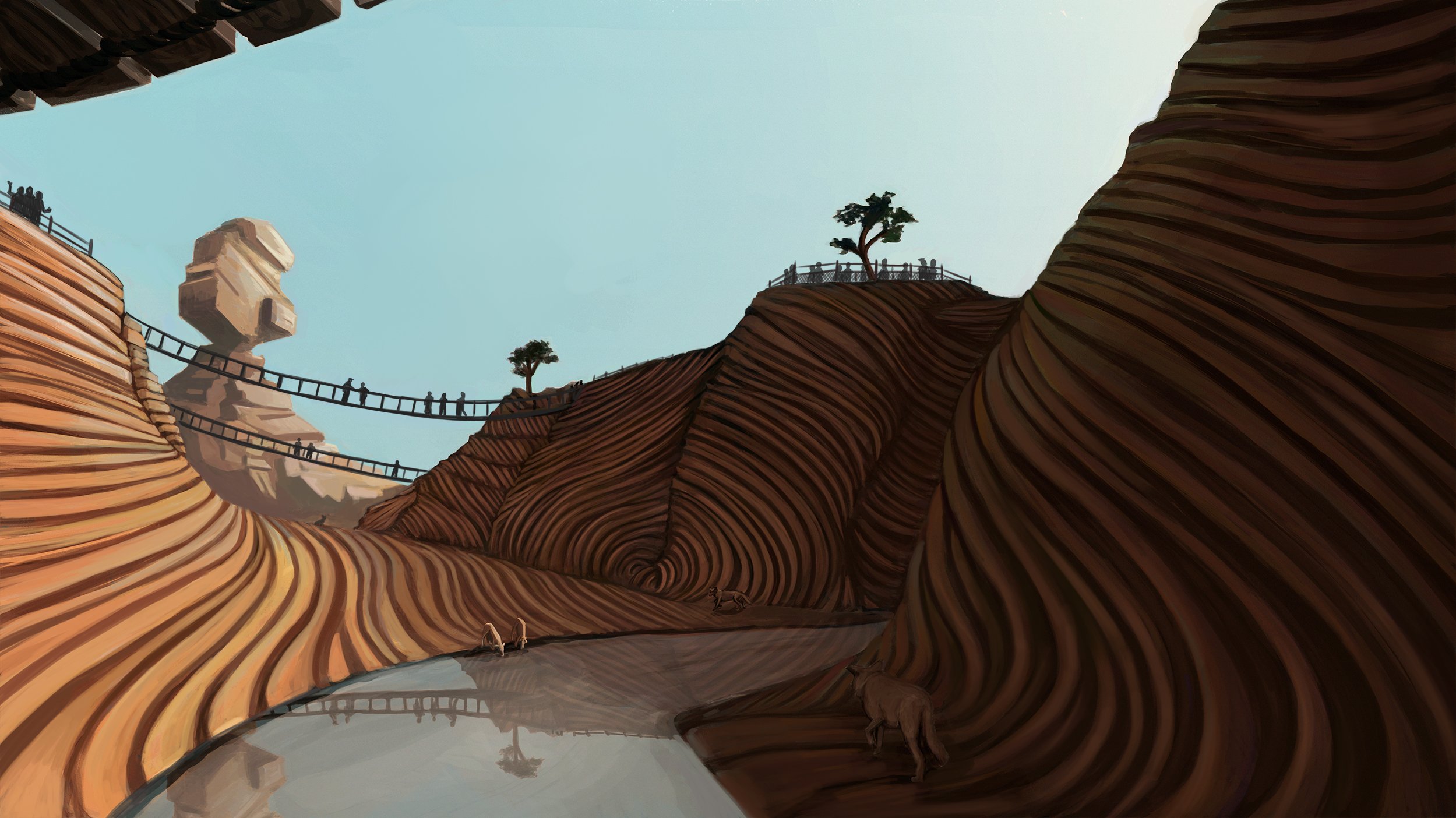 Ribbon Canyon, 2021, digital, 15”x8.5”
