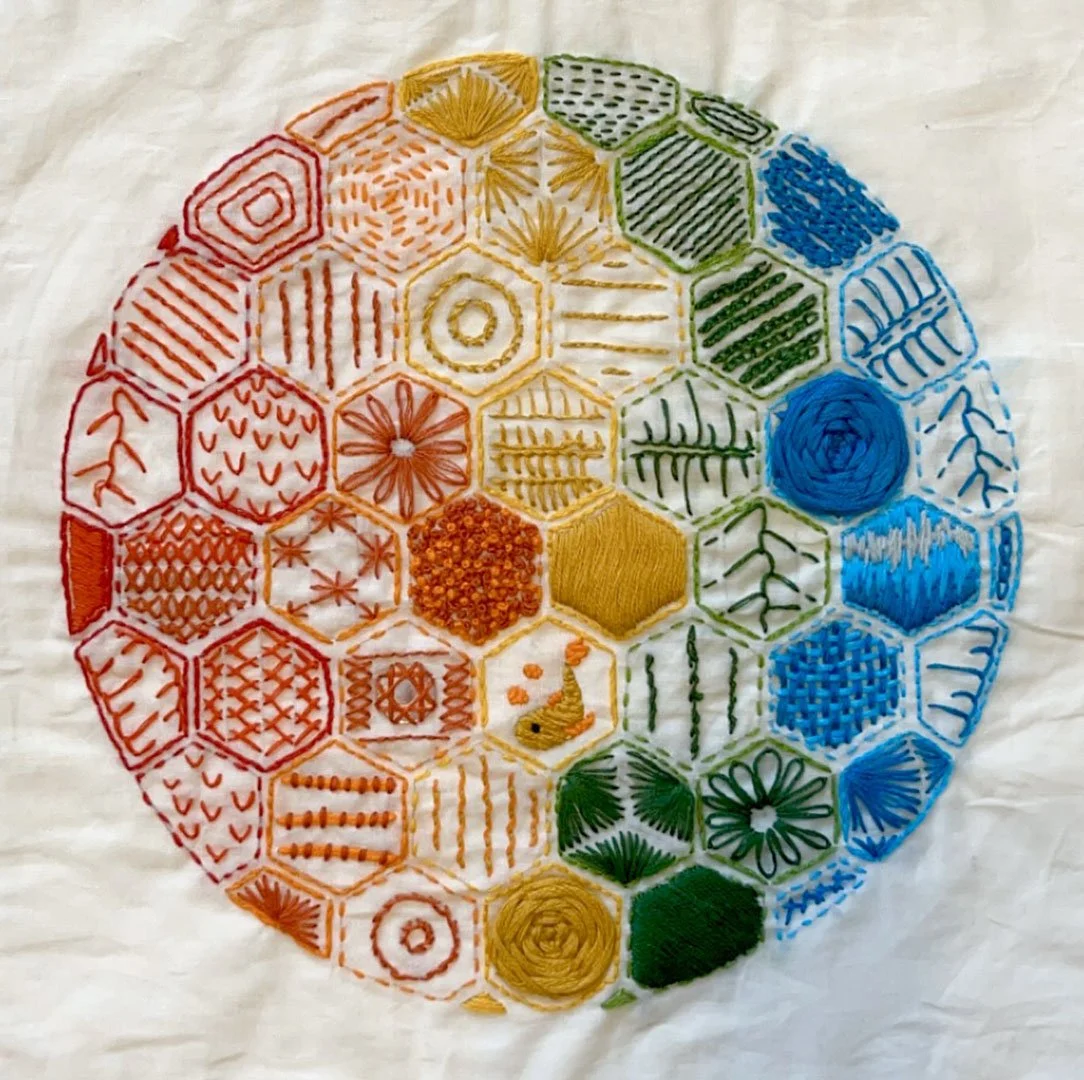 Rainbow Embroidery
2023
Canvas & Thread
12"x12"