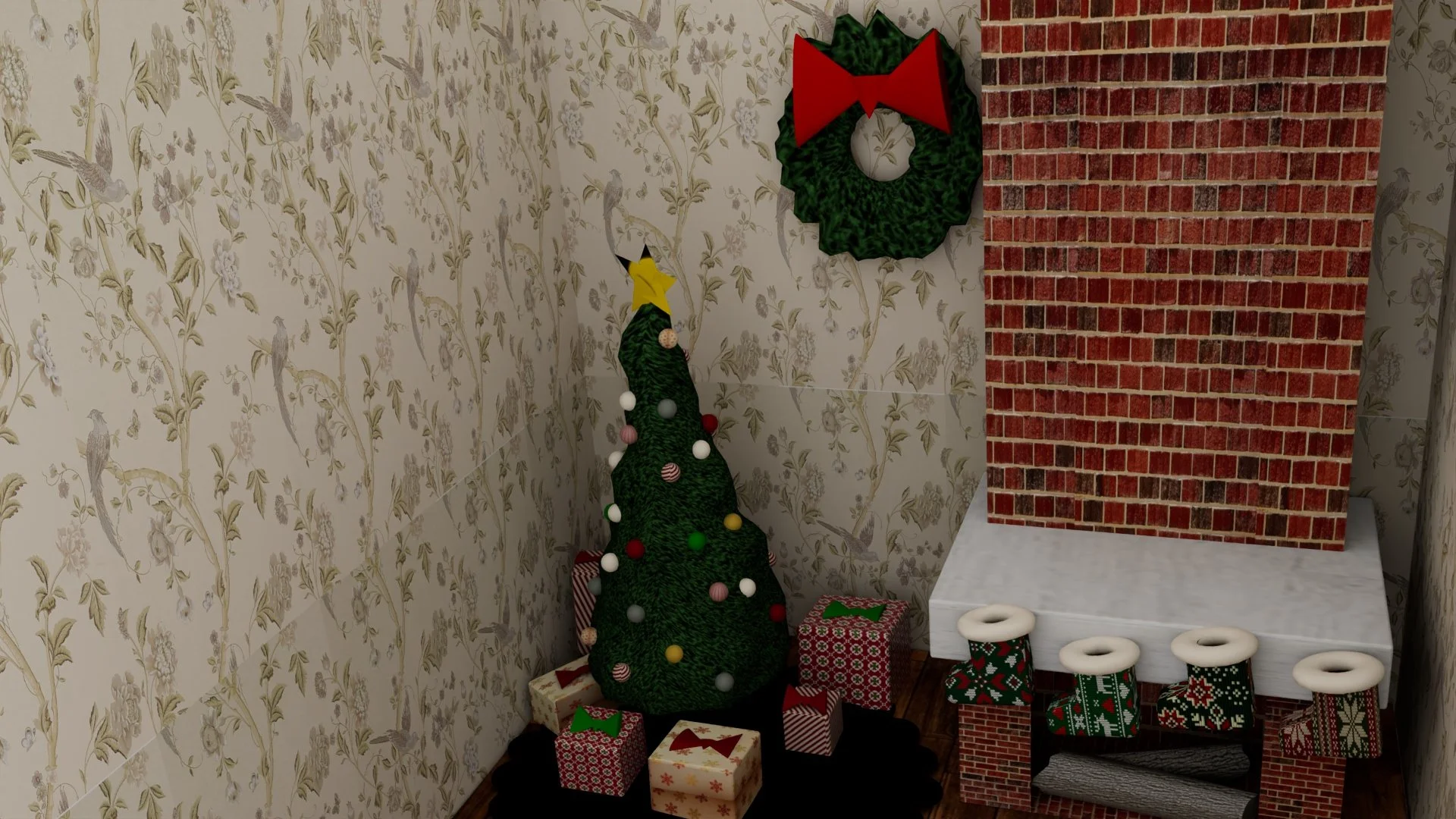 Simply Christmas, 3D Image, 2024
