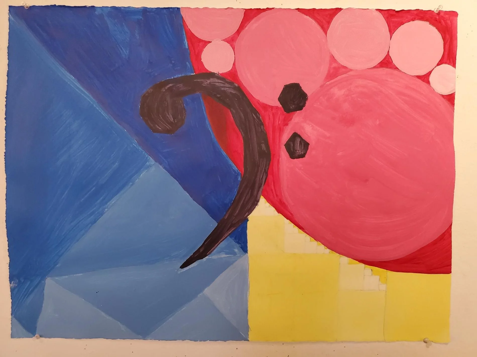 Old Signature Piece, 2025, watercolor