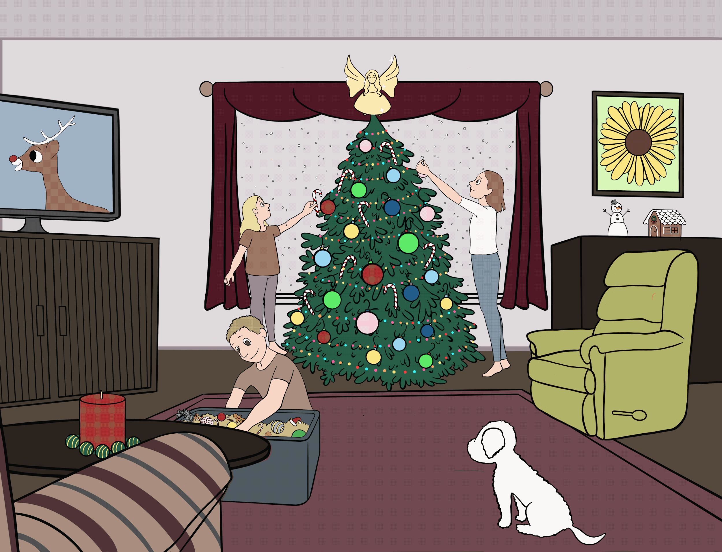 Holiday, 2021, Digital, 17" x 13"