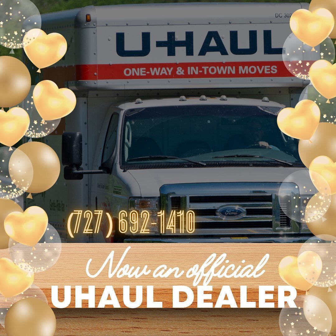 🚚🚚🚚EXCITING NEWS🚚🚚🚚

We are officially partners with UHAUL!! Please reach out to me via Text/Call 727-462&ndash;1410 to book your next U-Haul!! I can schedule a U-Haul at any Location!!!!! 

#hustle