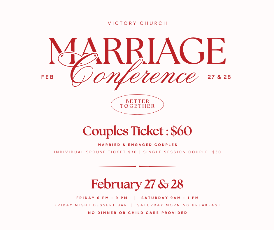 Marriage Conference '26 - Ticket Sales