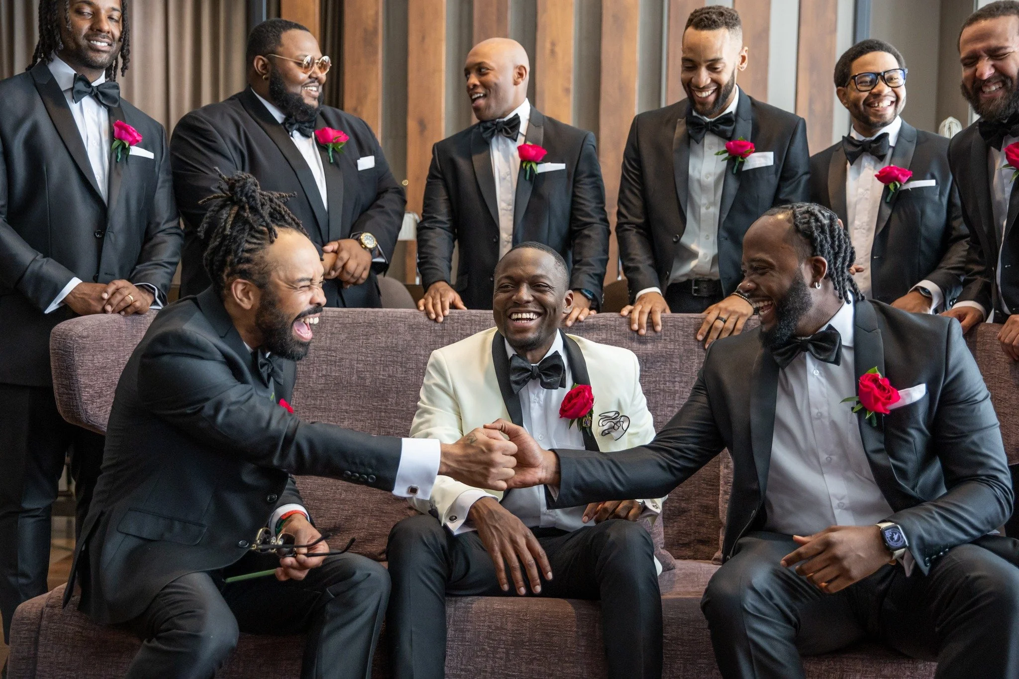 Happy guests = happy couple. Food service is the quiet detail that makes everyone feel looked after. #clevelandweddings