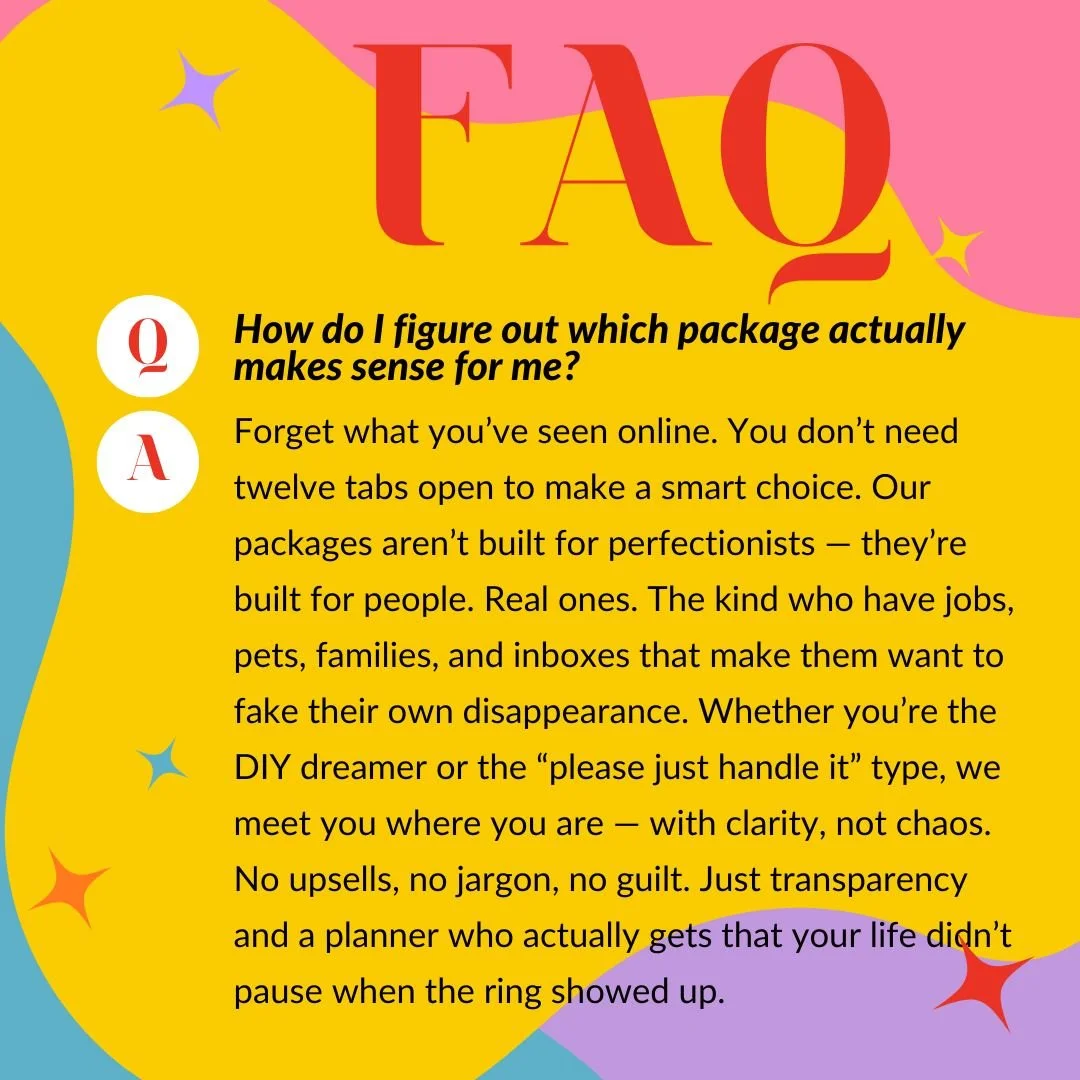 We personally feel that if you&rsquo;re already cross-eyed from spreadsheets, that&rsquo;s a clue😉 #clevelandweddingplanner  #weddingFAQ