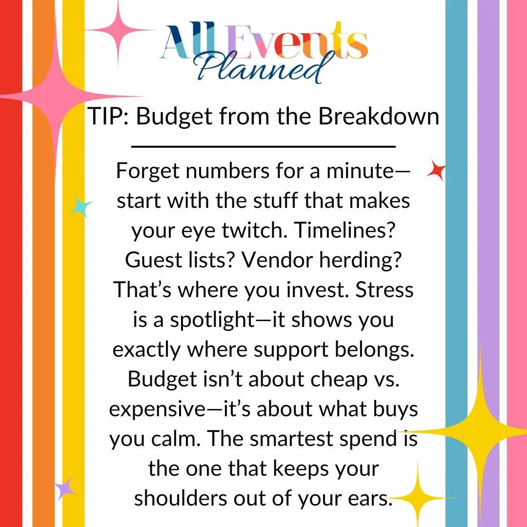 Budgeting for calm is the most adult thing you&rsquo;ll ever do. #adulting101 #clevelandweddingplanner