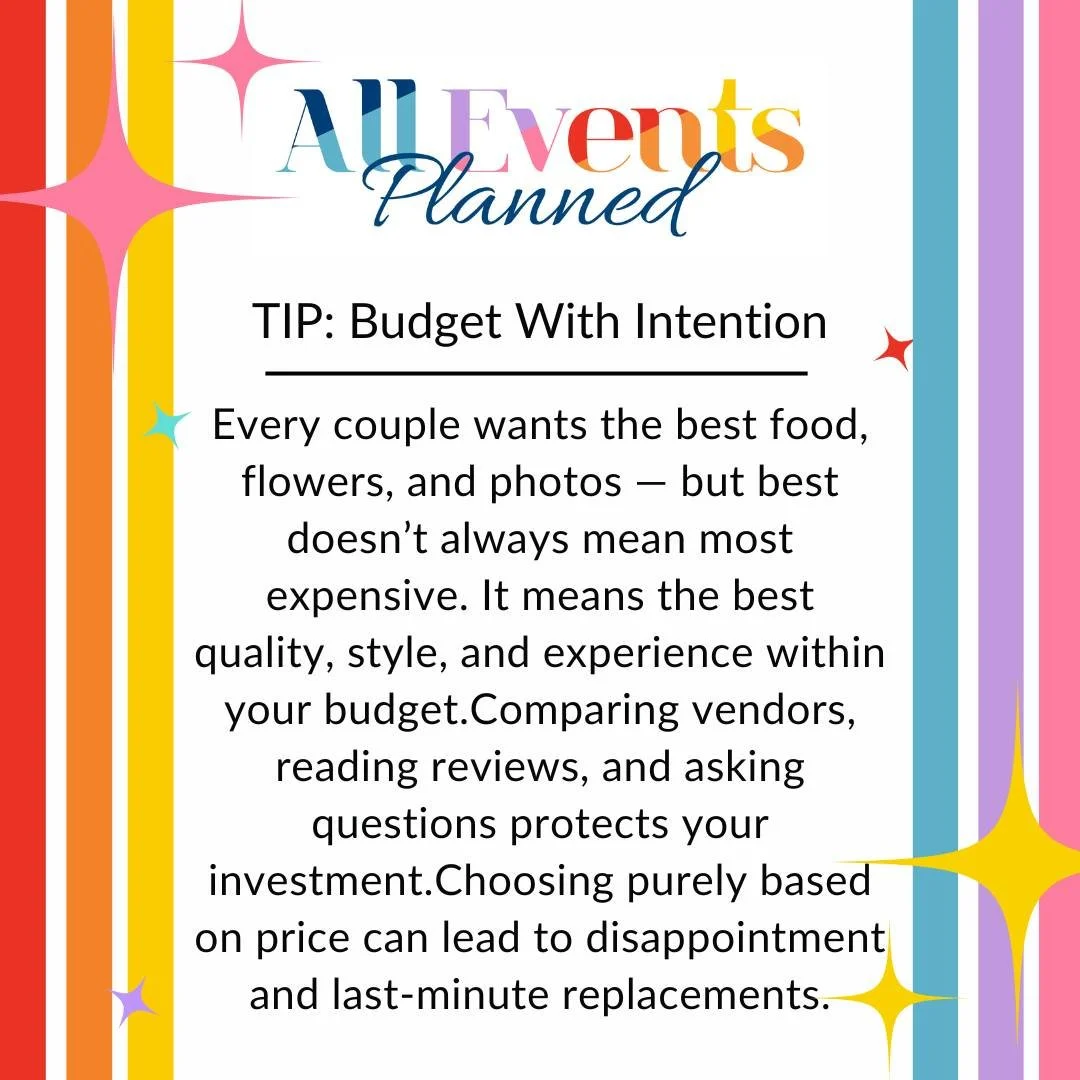 The best vendors aren&rsquo;t always the priciest, they&rsquo;re the best fit. #clevelandweddingplanner #aep #weddingtipsandtricks