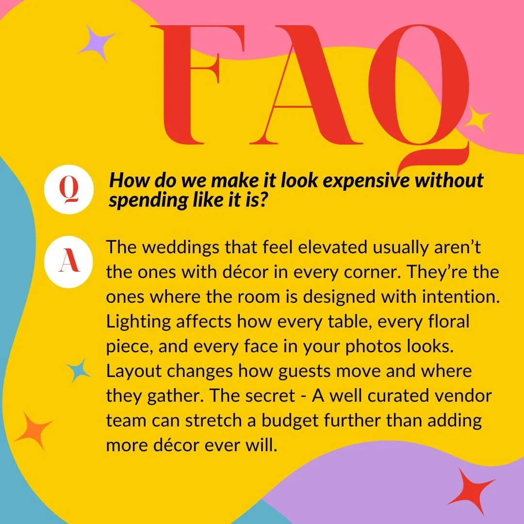 You don&rsquo;t spread your budget thinner. You focus it in the right places. #weddingplannercleveland #weddingbudgettips