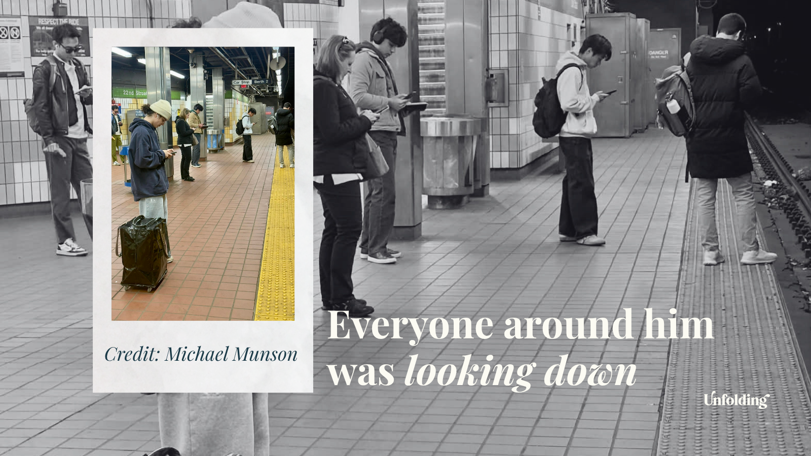 Everyone Around Him Was Looking Down