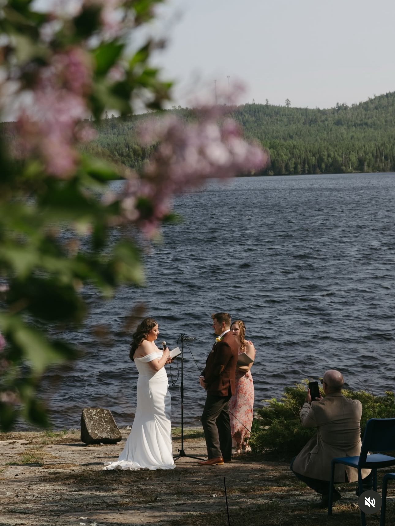 Gunflint Trail Lakeside Wedding