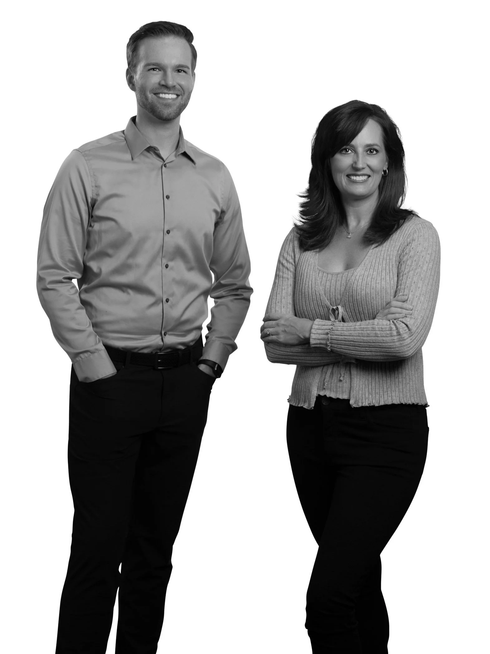 Dr. Landon Peterson and Dr. Rebecca Hohl