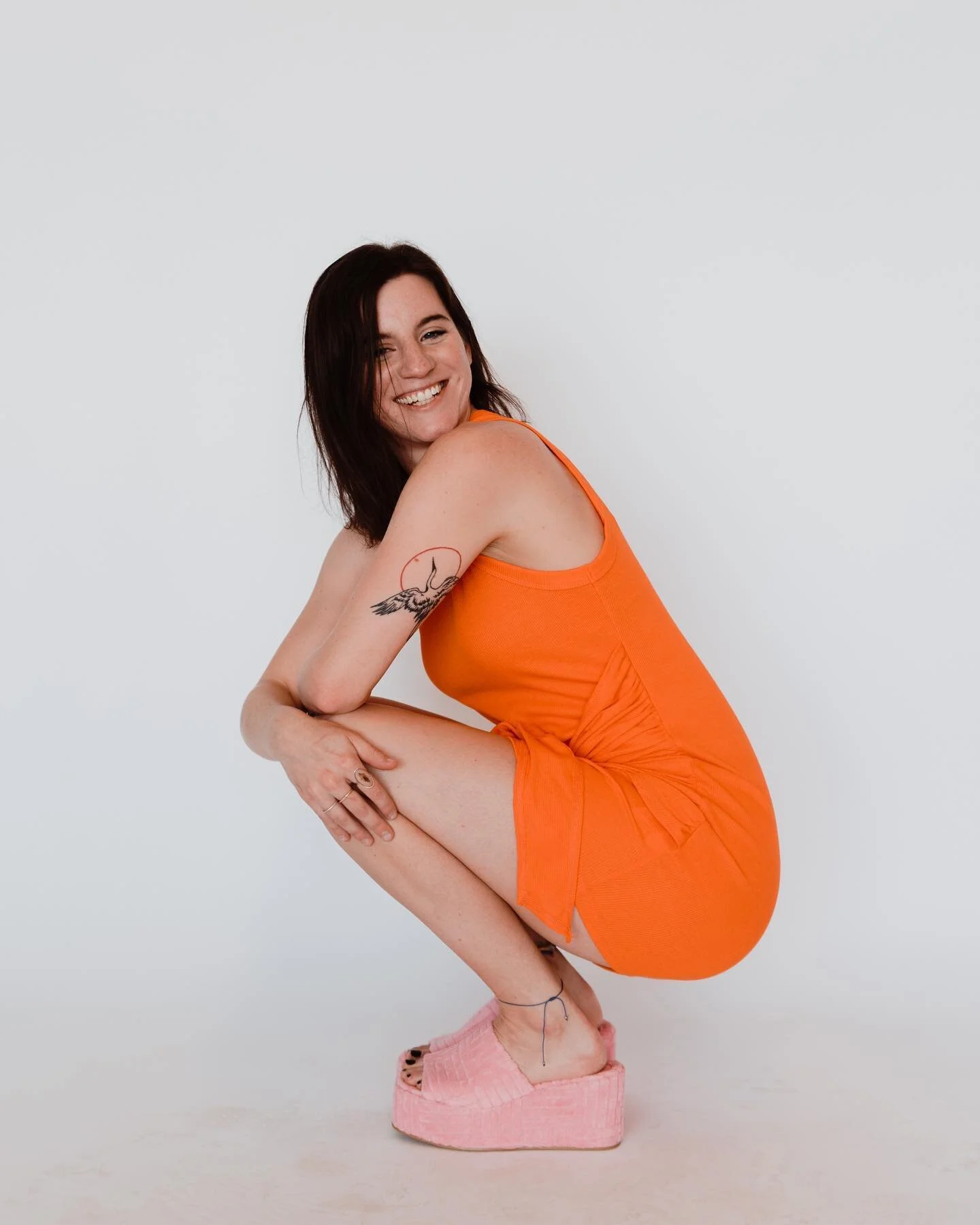 Thanks @annabethcorson for new branding pics 🩵 

Figured it was a good time to get some fresh pics plus I needed an excuse to buy these pink shoes 👀

Thanks for following along as I create!