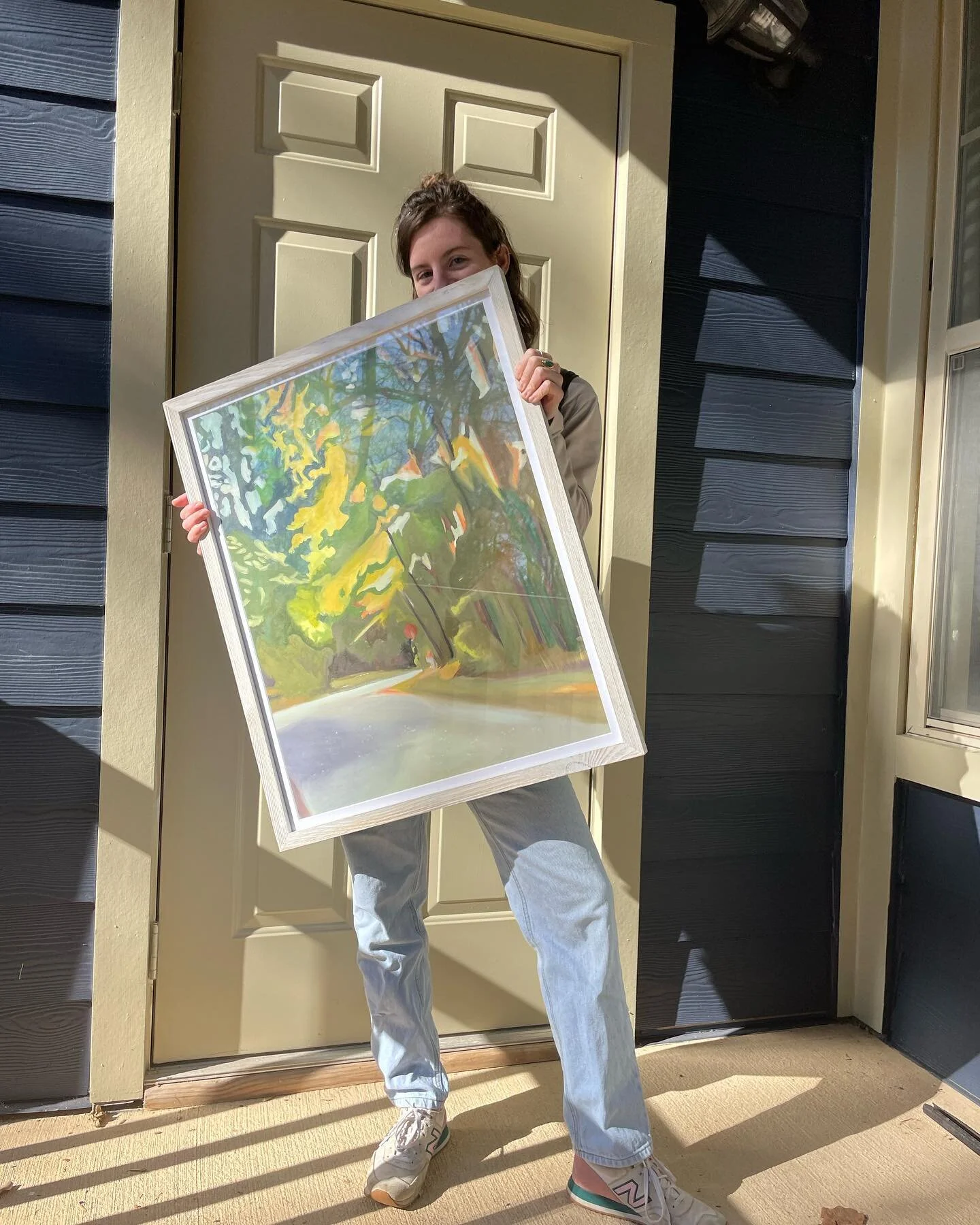 Middle Road
Oil on paper

In it&rsquo;s new home :-) 
.
.
.
#oil#oilonpaper#oilpainting#art#artist#artistsoninstagram#artwork#artoftheday#artdaily#oilpainter#framedart#frame#interiordesign #interiordecor#paper#paperartist#tennessee#tennesseeart#tenne