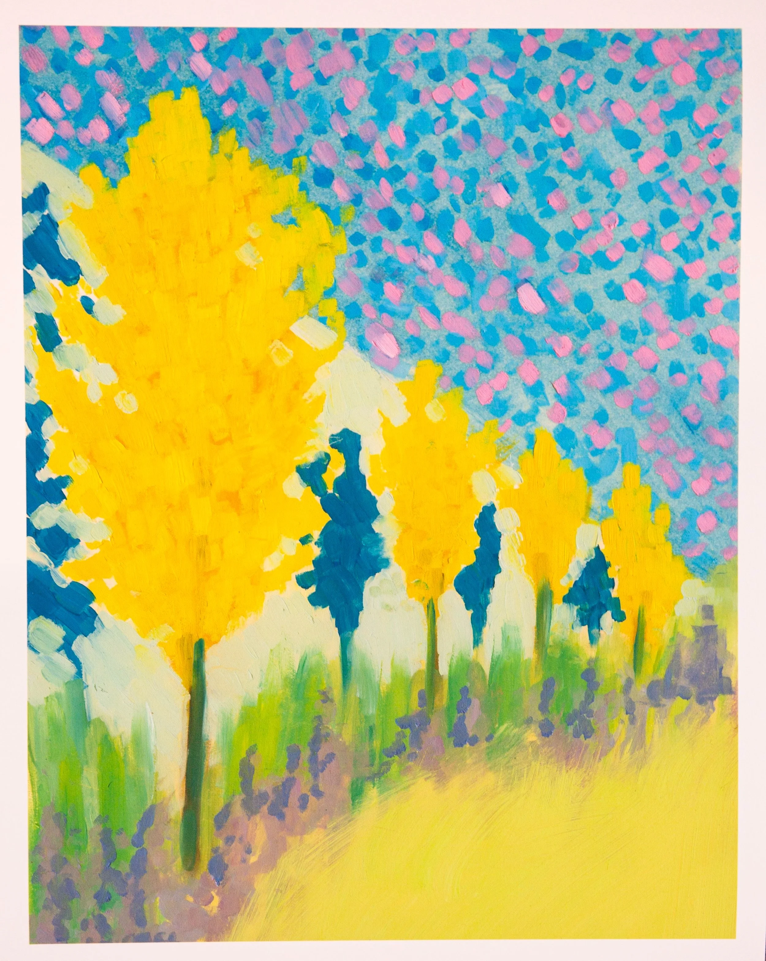 Gingko Street Print