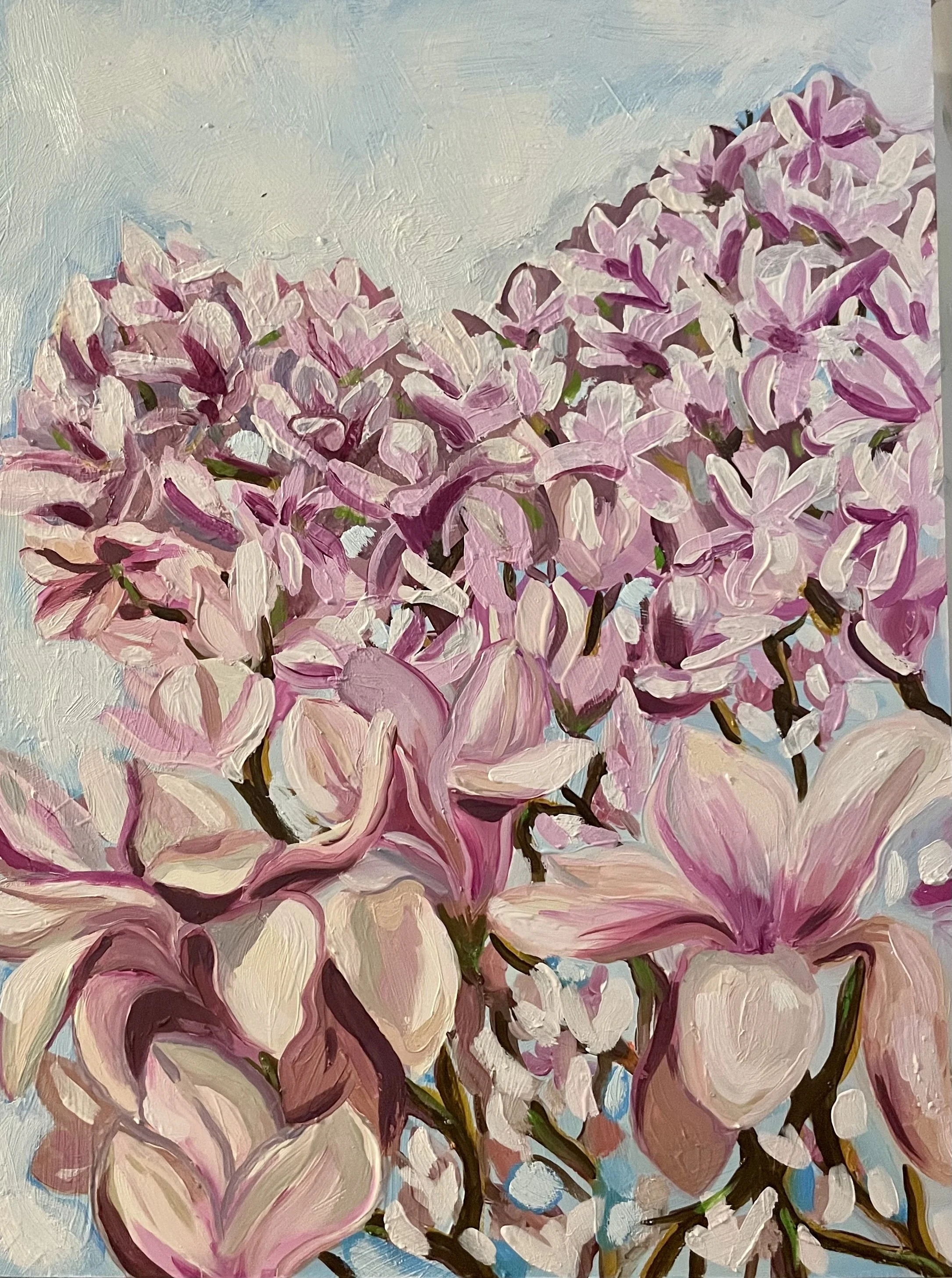 Spring Magnolias - Commission