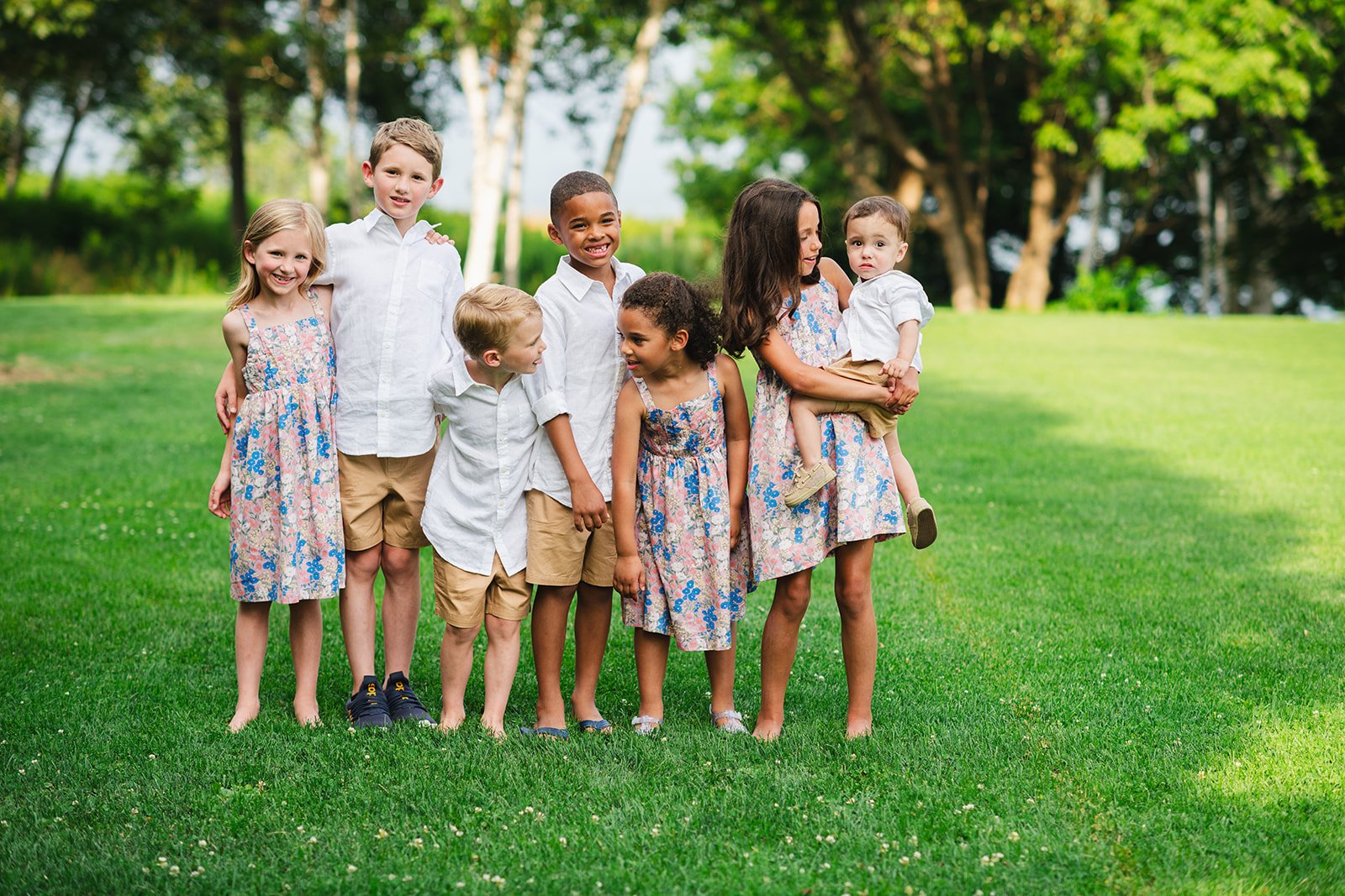 Grandchildren photo session in Maine