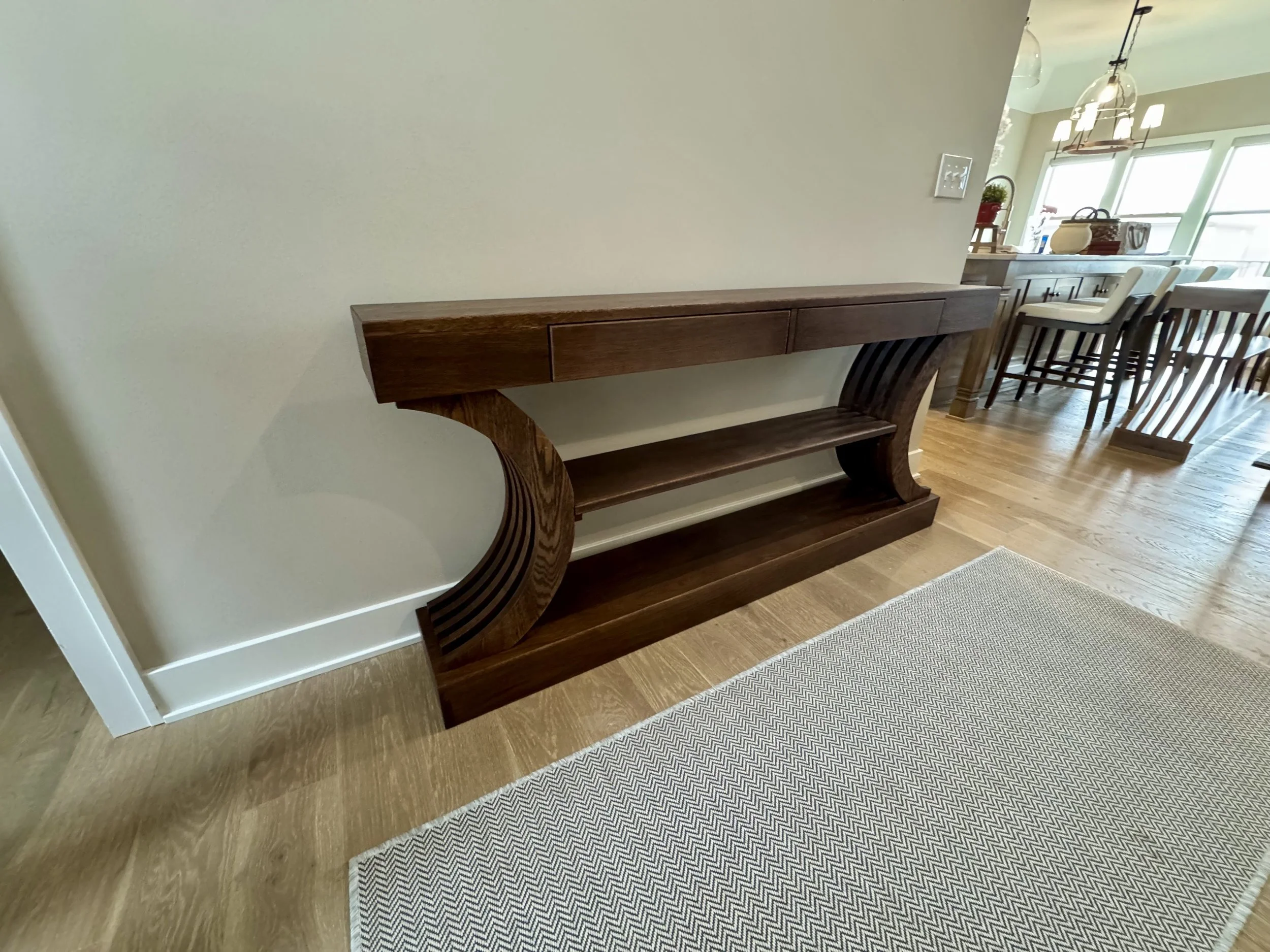 White Oak entry table