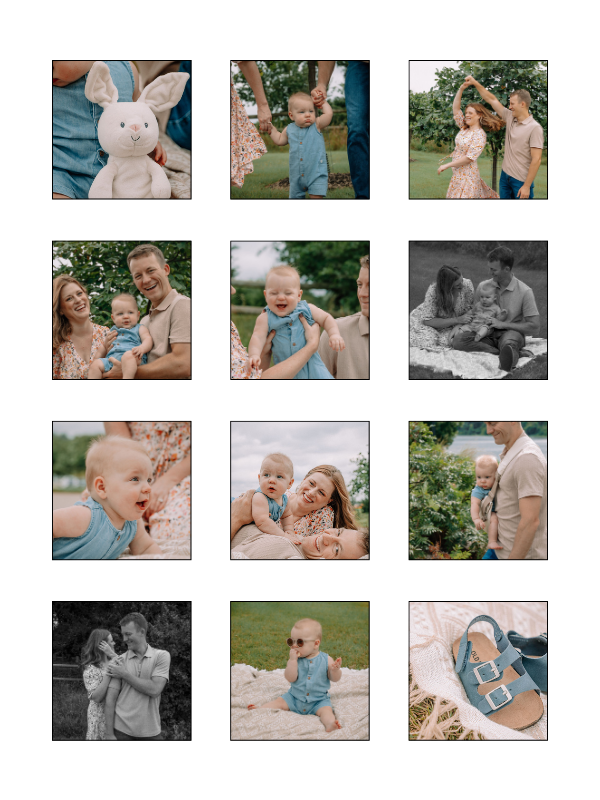 6 Month Family Photos for the Livengoods