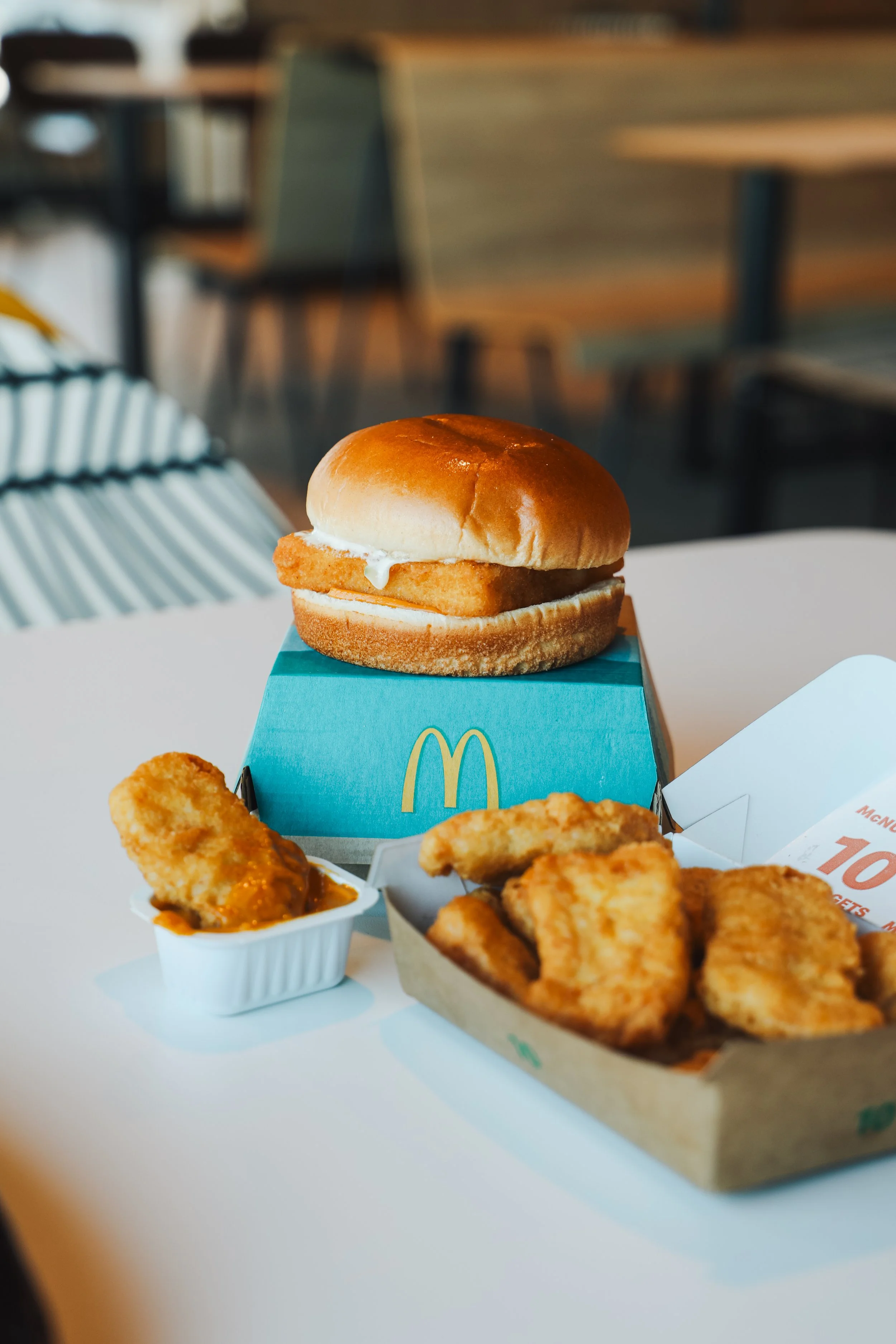 McDonald's chicken nuggets and French fries