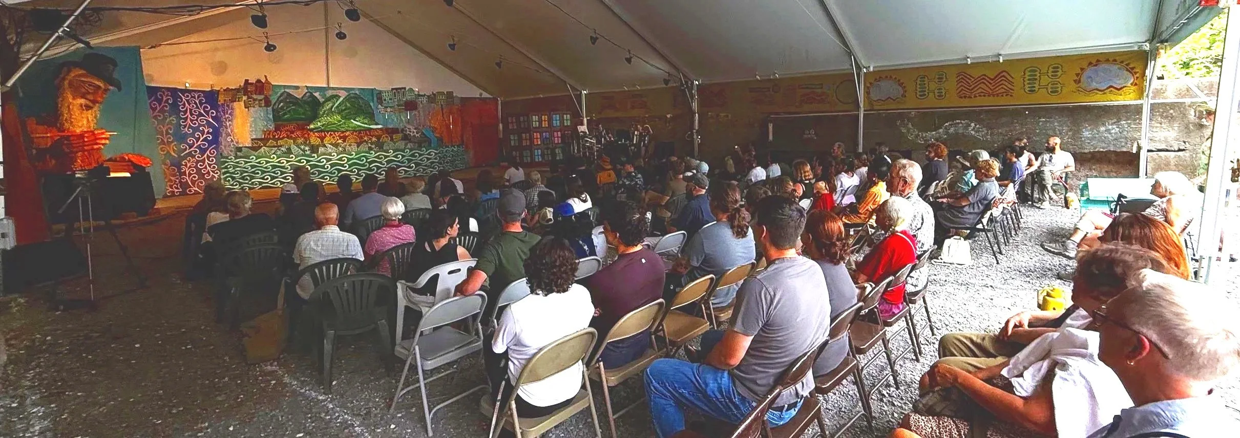 Waterfront Wednesdays at the Tidewater Center in 2025 with a nearly full house