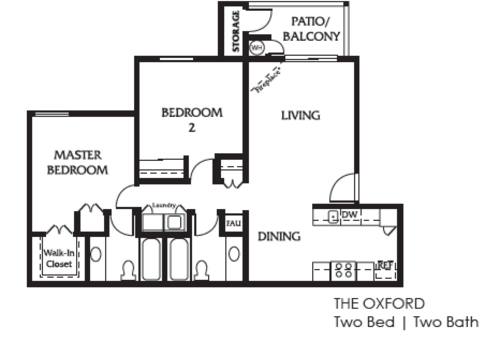 The Oxford - TWO BED | TWO BATH