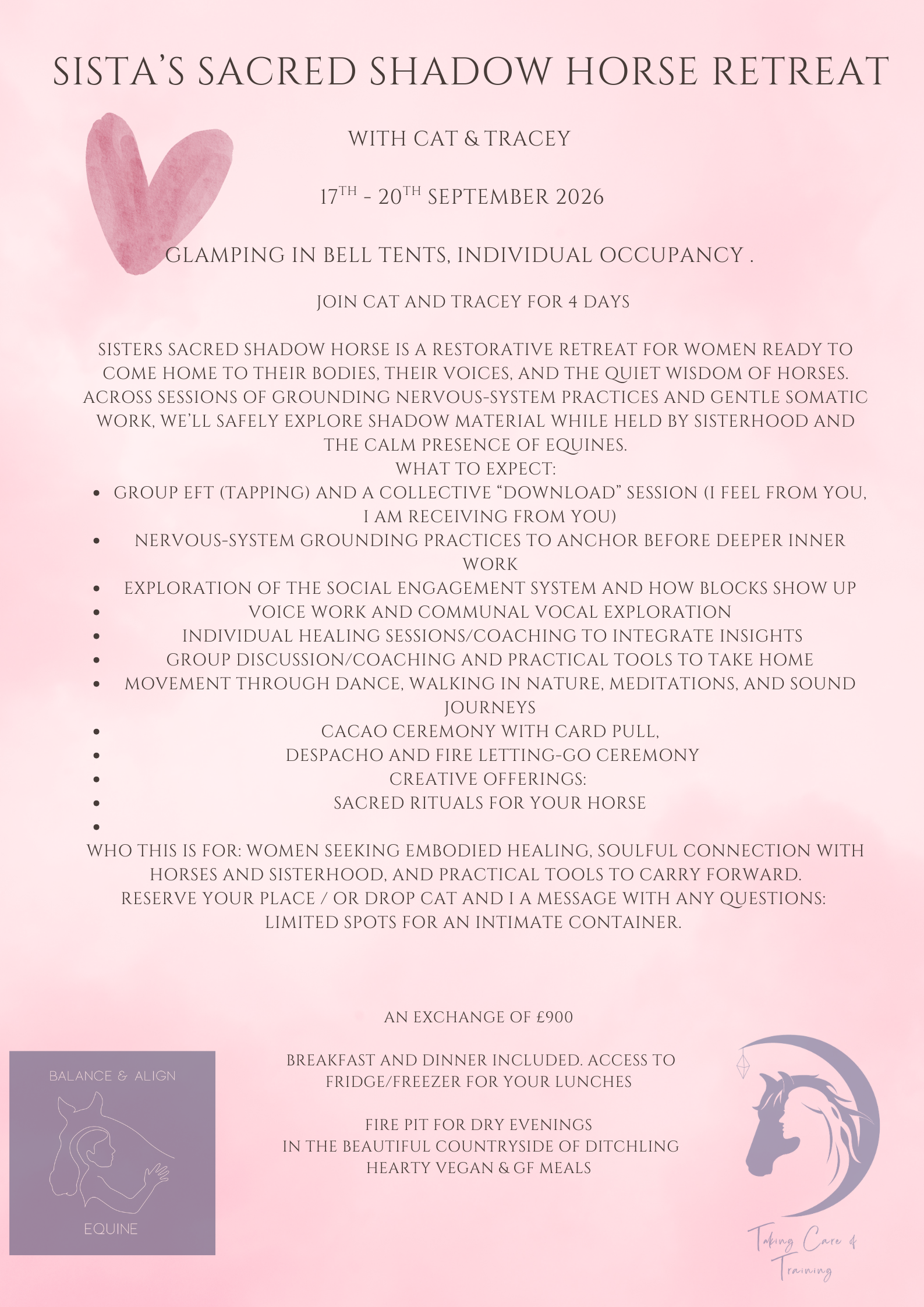 Sista's Sacred Shadow Horse Retreat 