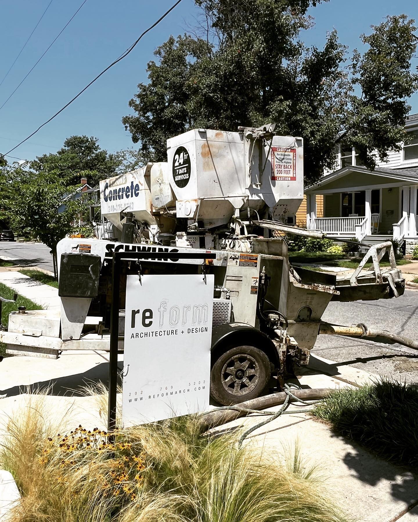 Pour Day!!! #reformarch, #boardformedconcrete, #formwork, #modernarchitecture