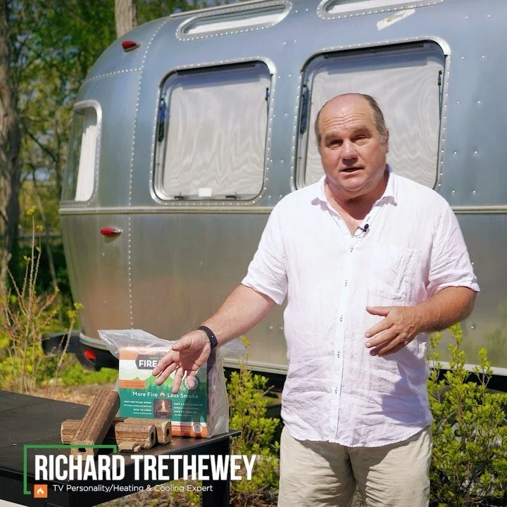 Green Mountain Firewood Made from 100 Renewable and Sustainable Material