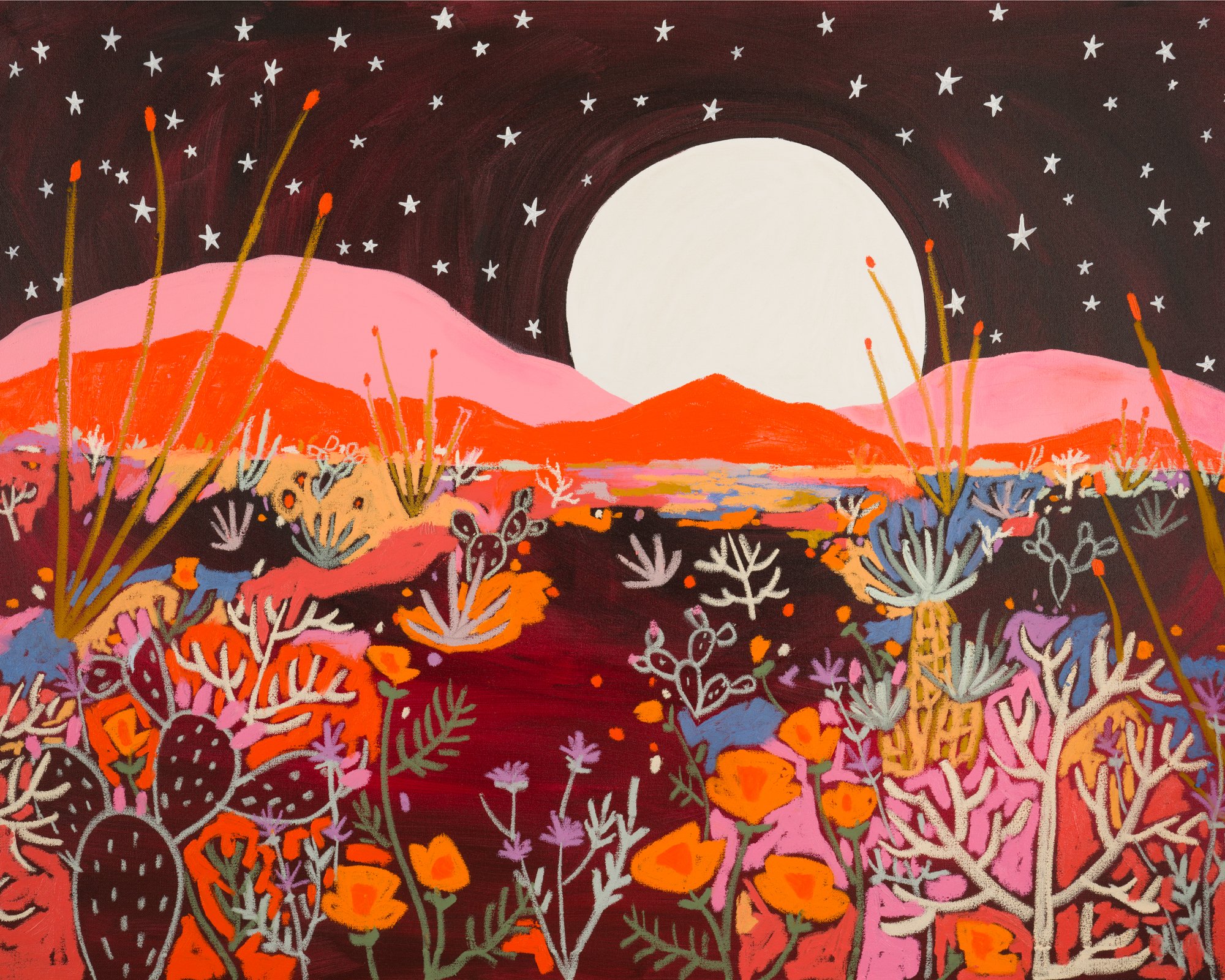 Wildflower Night Giclée Print — Melissa Lakey
