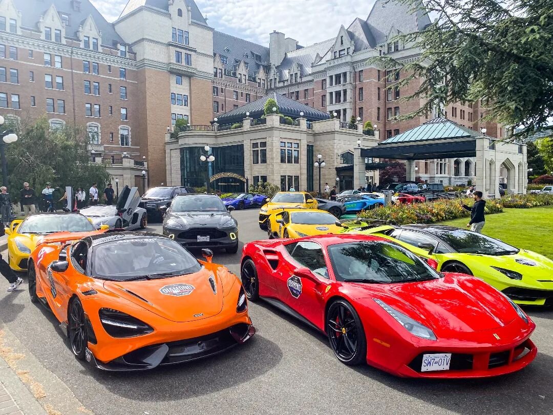 @fairmontempress Thank you for joining us at the 2023 Diamond Rally in support of @makeawish_canada @makeawishbcyukon Learn more at  www.diamondrally.com #LamborghiniVancouver #McLarenVancouver #FerrariVancouver #lugarojewellers #IslandCircuit #XPEL 