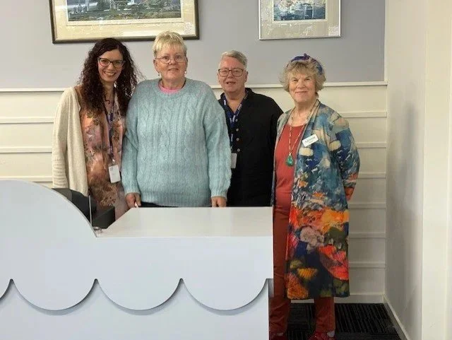 Our manager Mahi and volunteers.